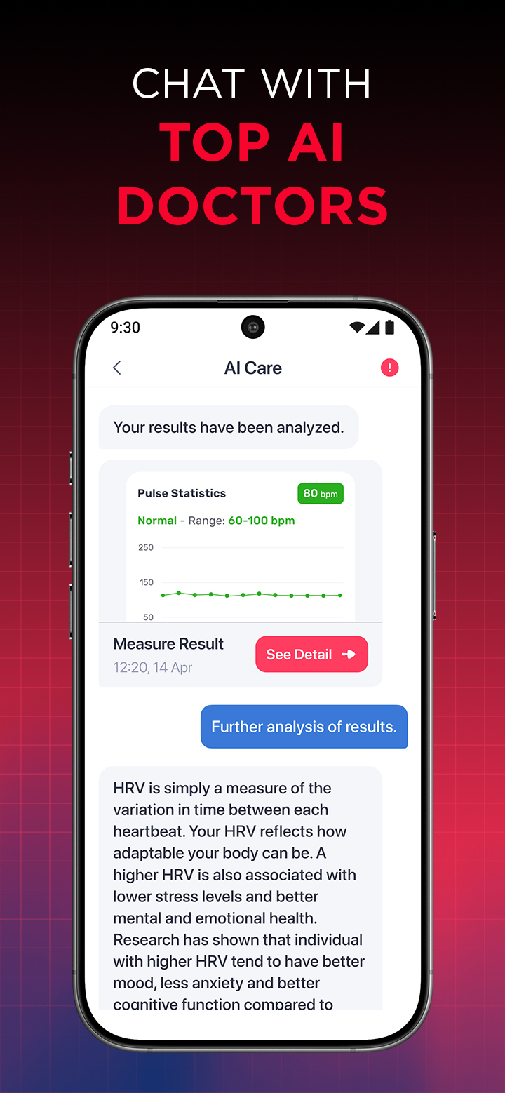 اسکرین شات 7 برنامه Heart Rate Monitor - iCardiac