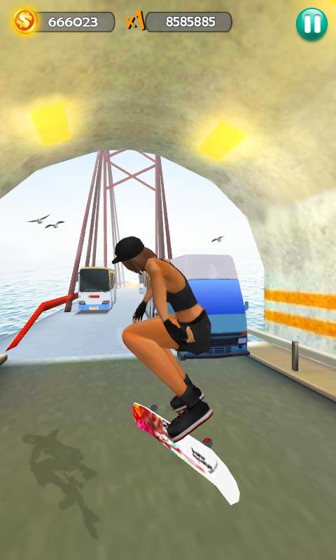 اسکرین شات 3 بازی Hoverboard Surfers 3D