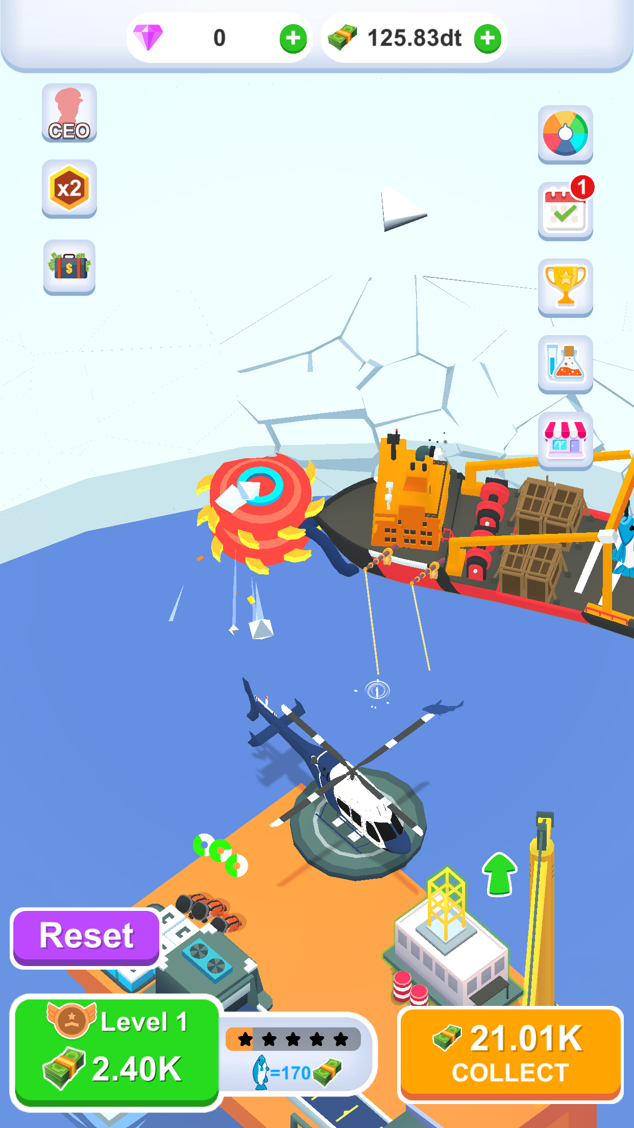 اسکرین شات 2 بازی Icebreaker Fishing