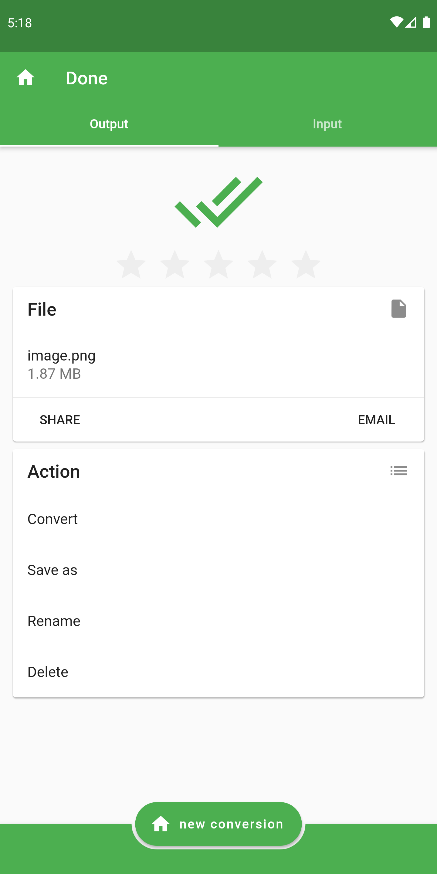 اسکرین شات 6 برنامه File Converter