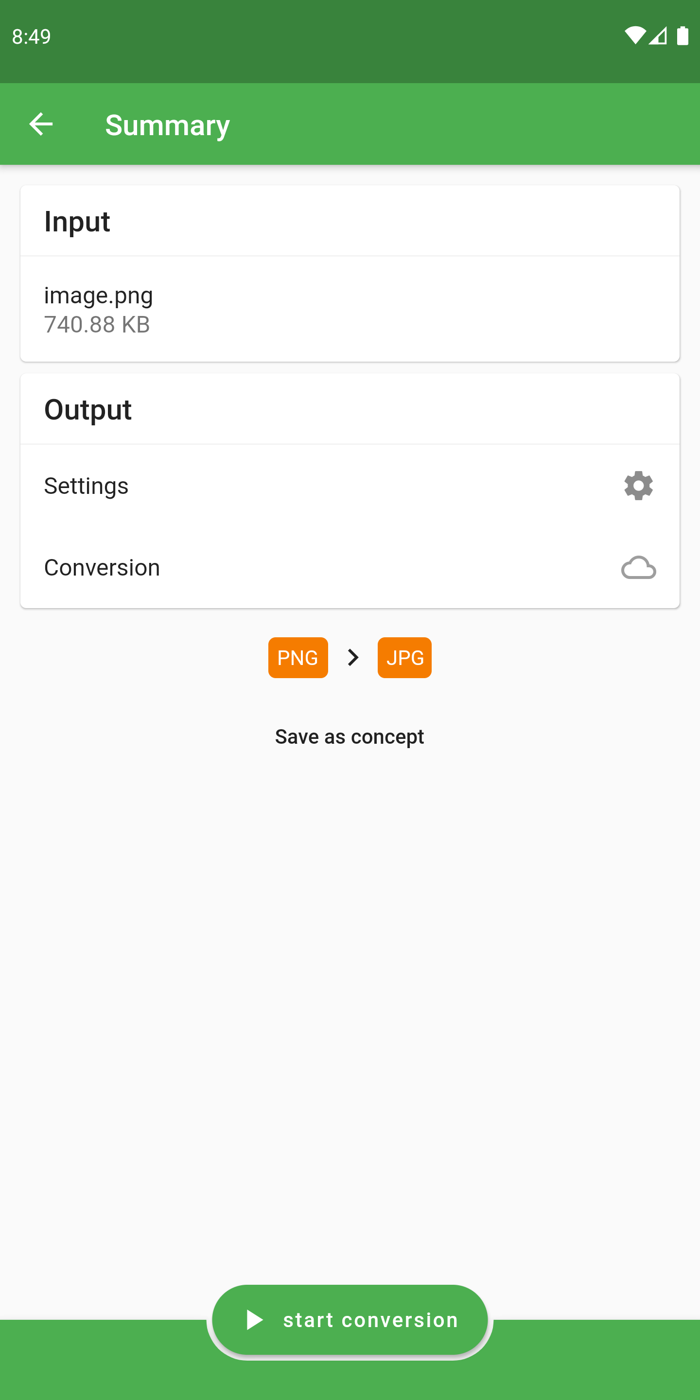 اسکرین شات 4 برنامه File Converter