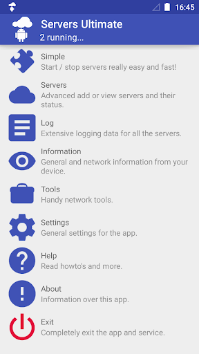اسکرین شات 1 برنامه Servers Ultimate