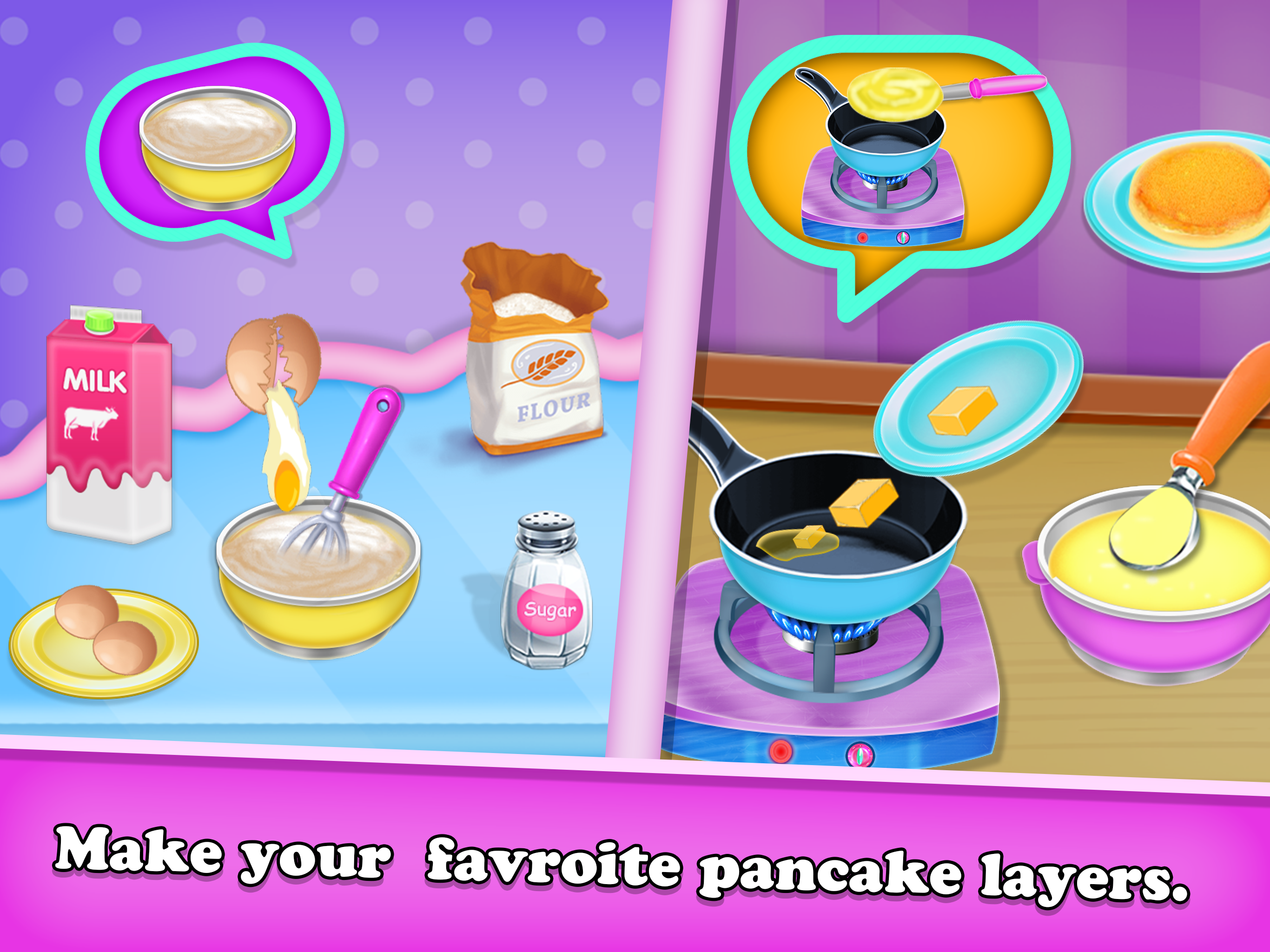 اسکرین شات 2 بازی Ice cream cake maker