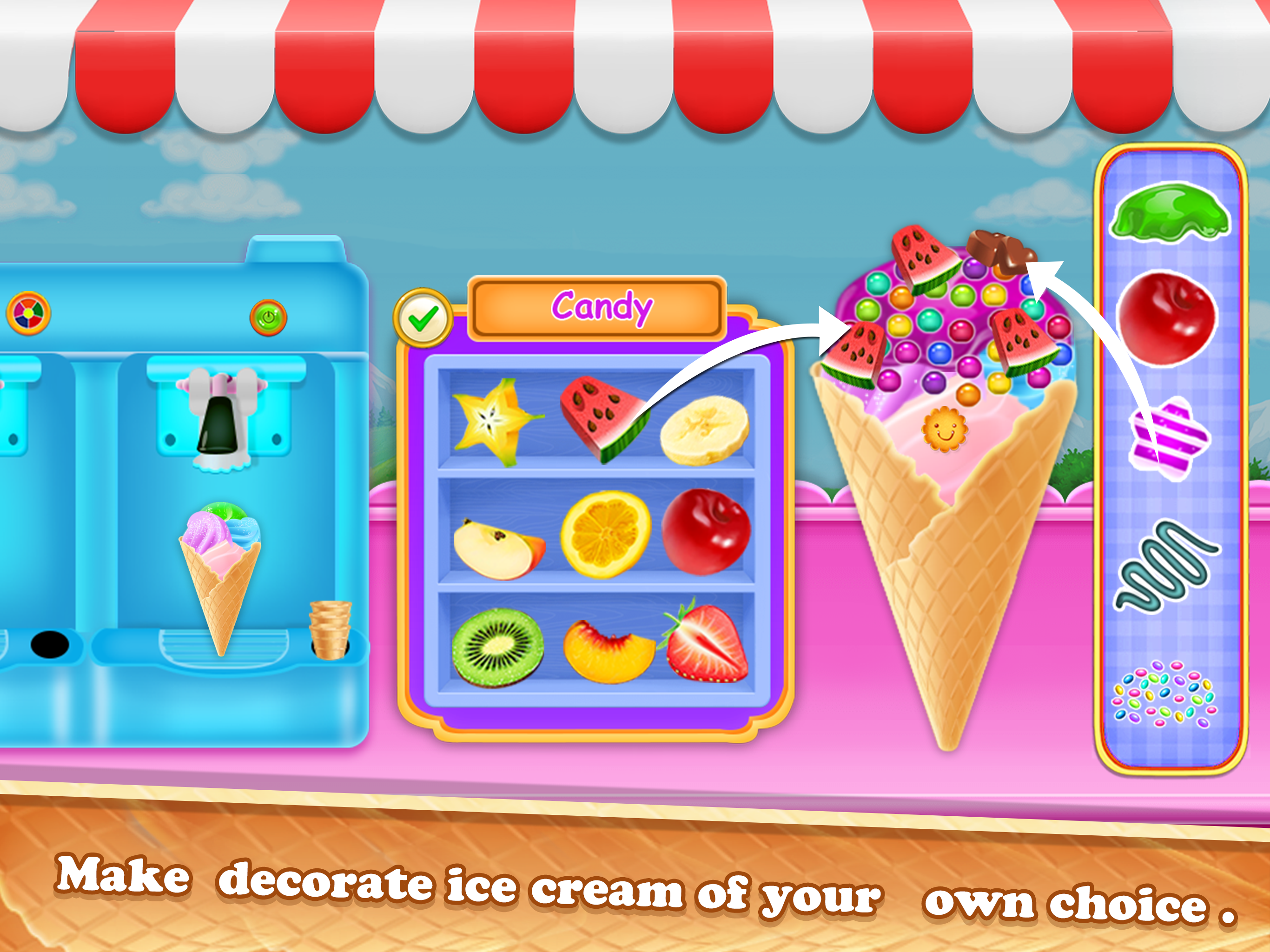 اسکرین شات 3 بازی Ice cream cake maker
