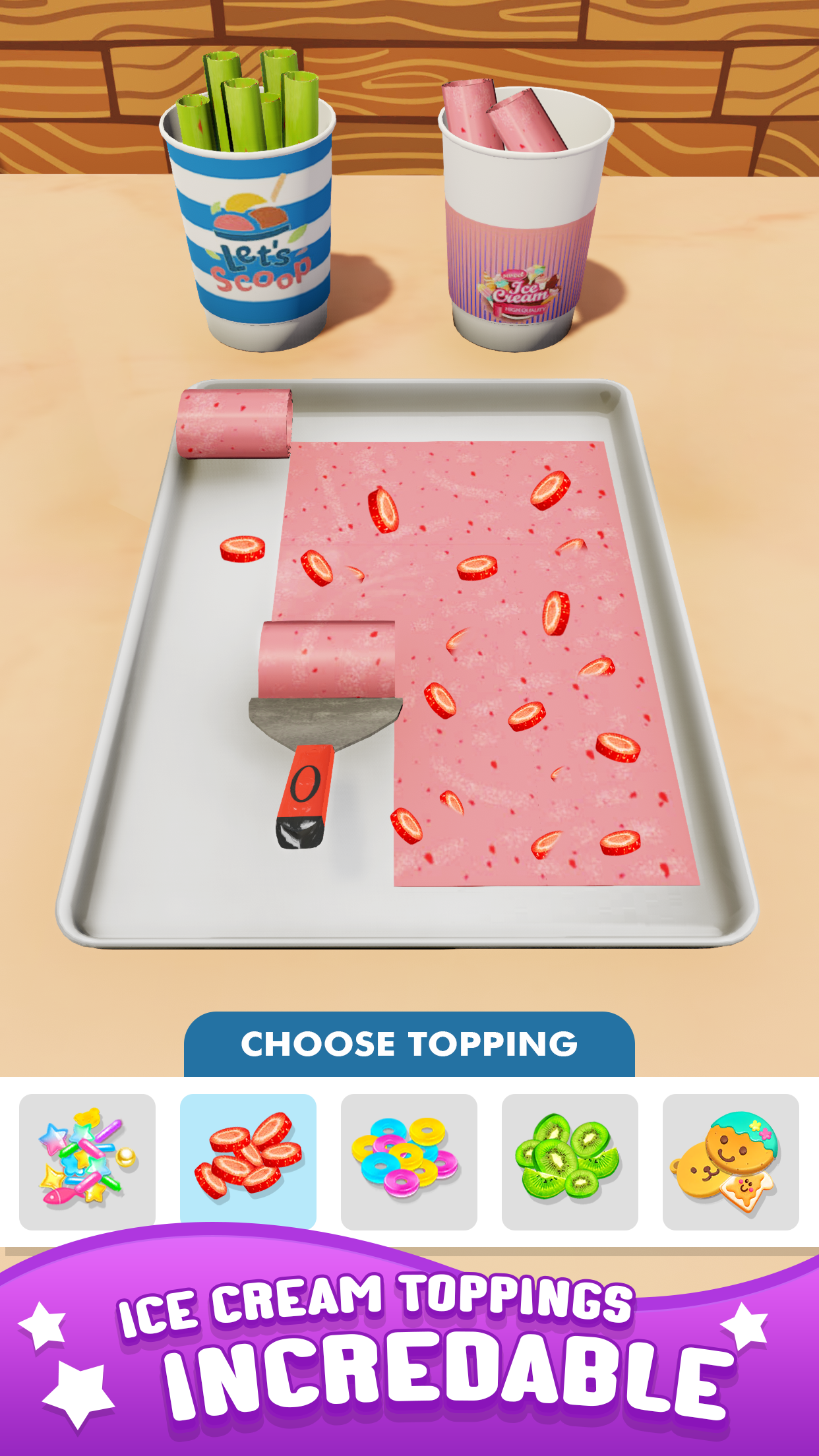 اسکرین شات 2 بازی Ice Cream Roll: Dessert Games