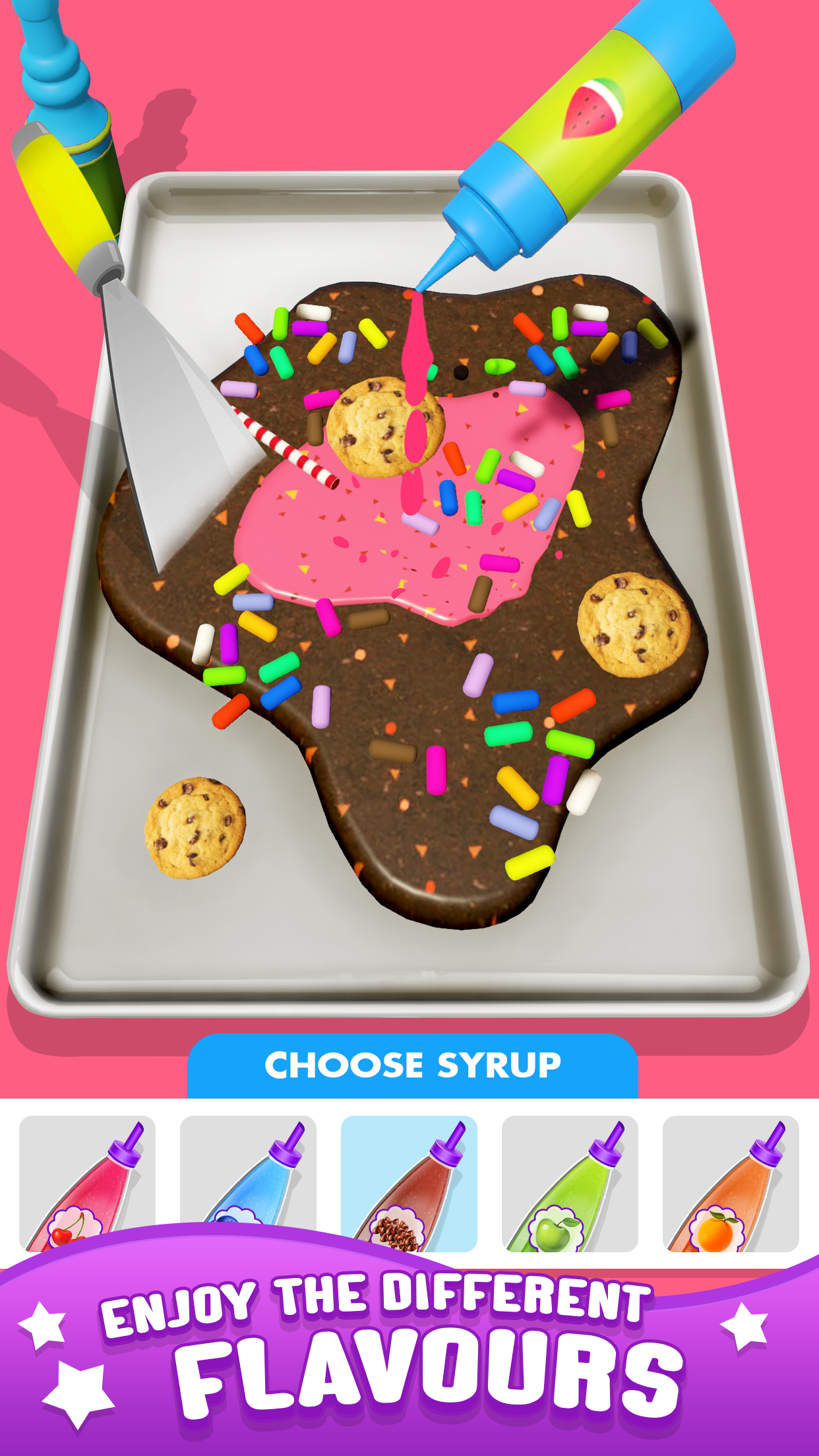 اسکرین شات 1 بازی Ice Cream Roll: Dessert Games