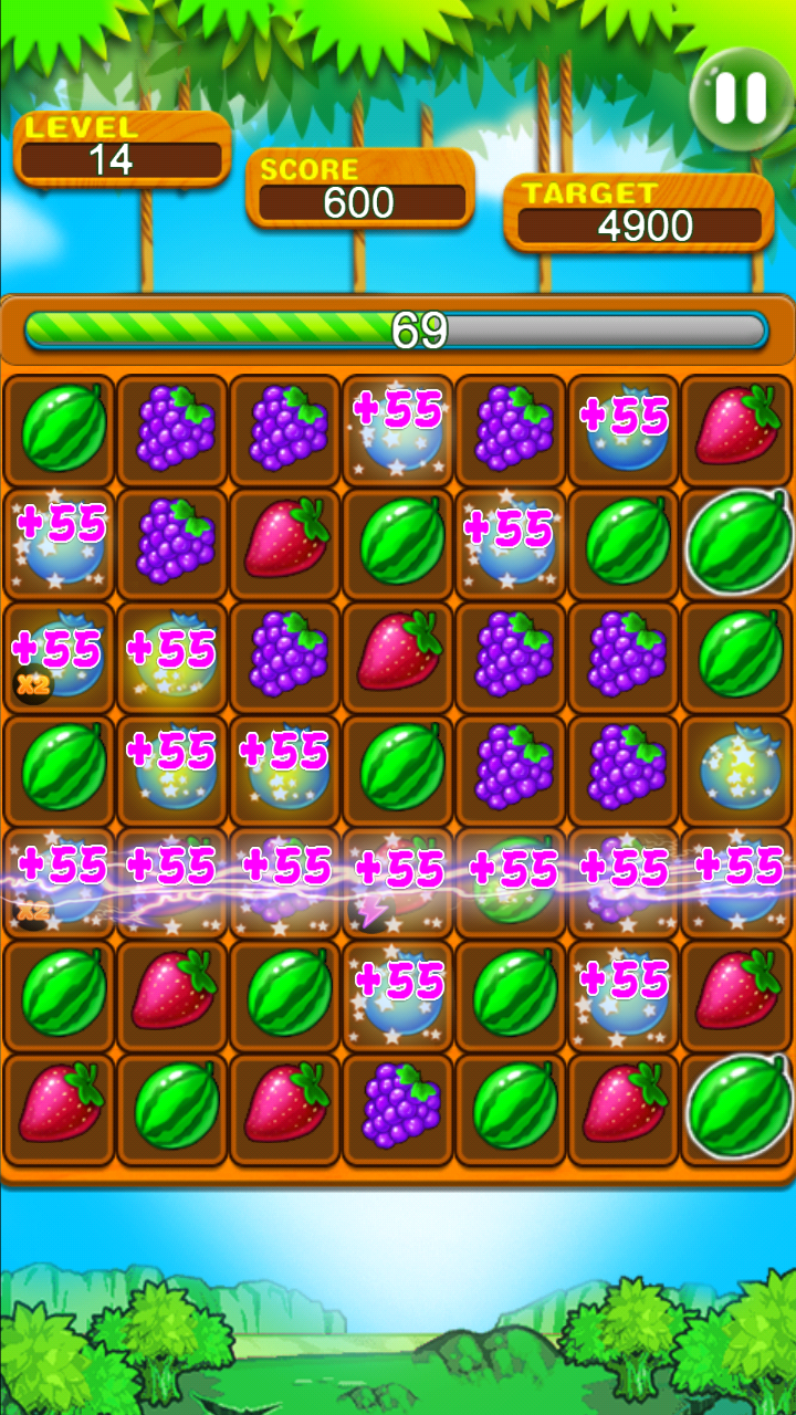 اسکرین شات 4 بازی Fruit Splash
