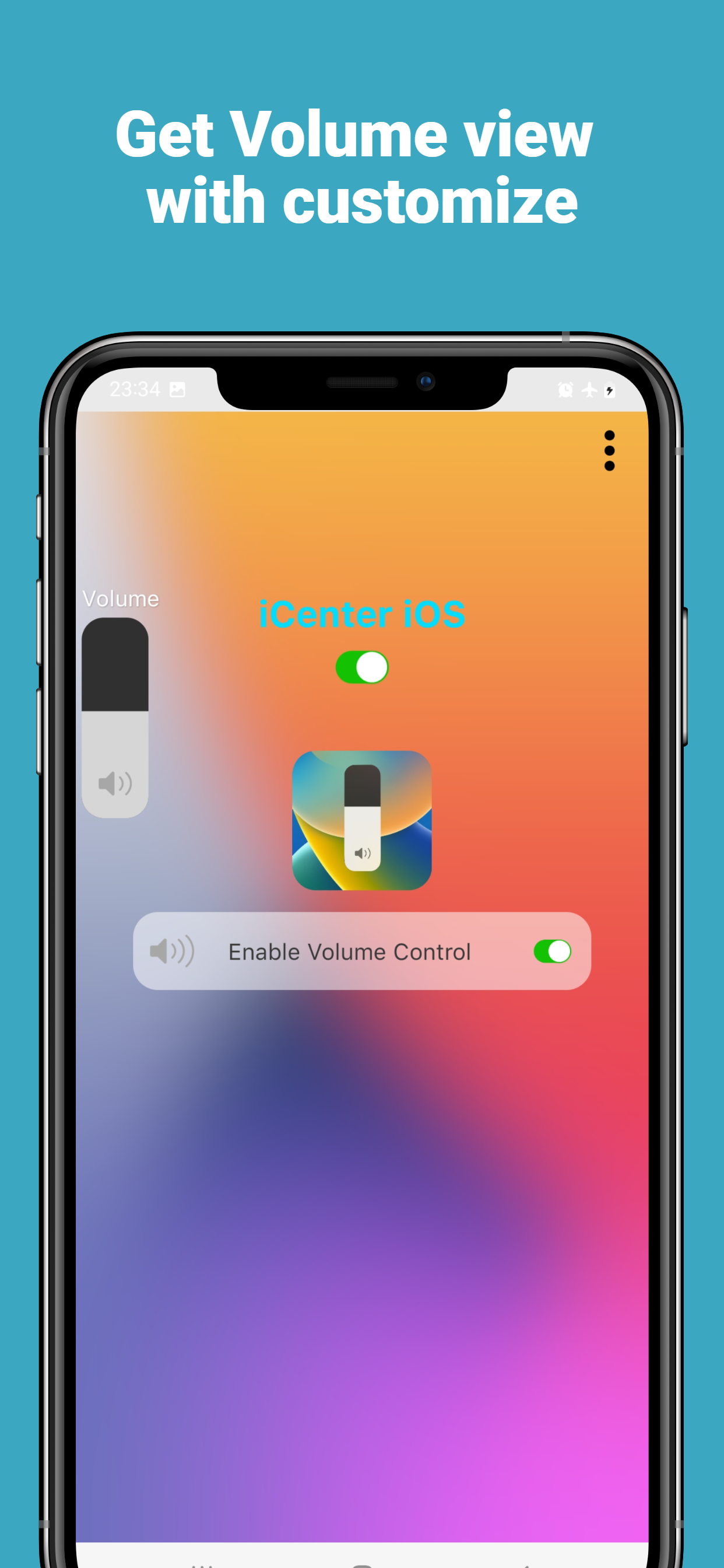 اسکرین شات 1 برنامه iCenter OS 17: X-Volume