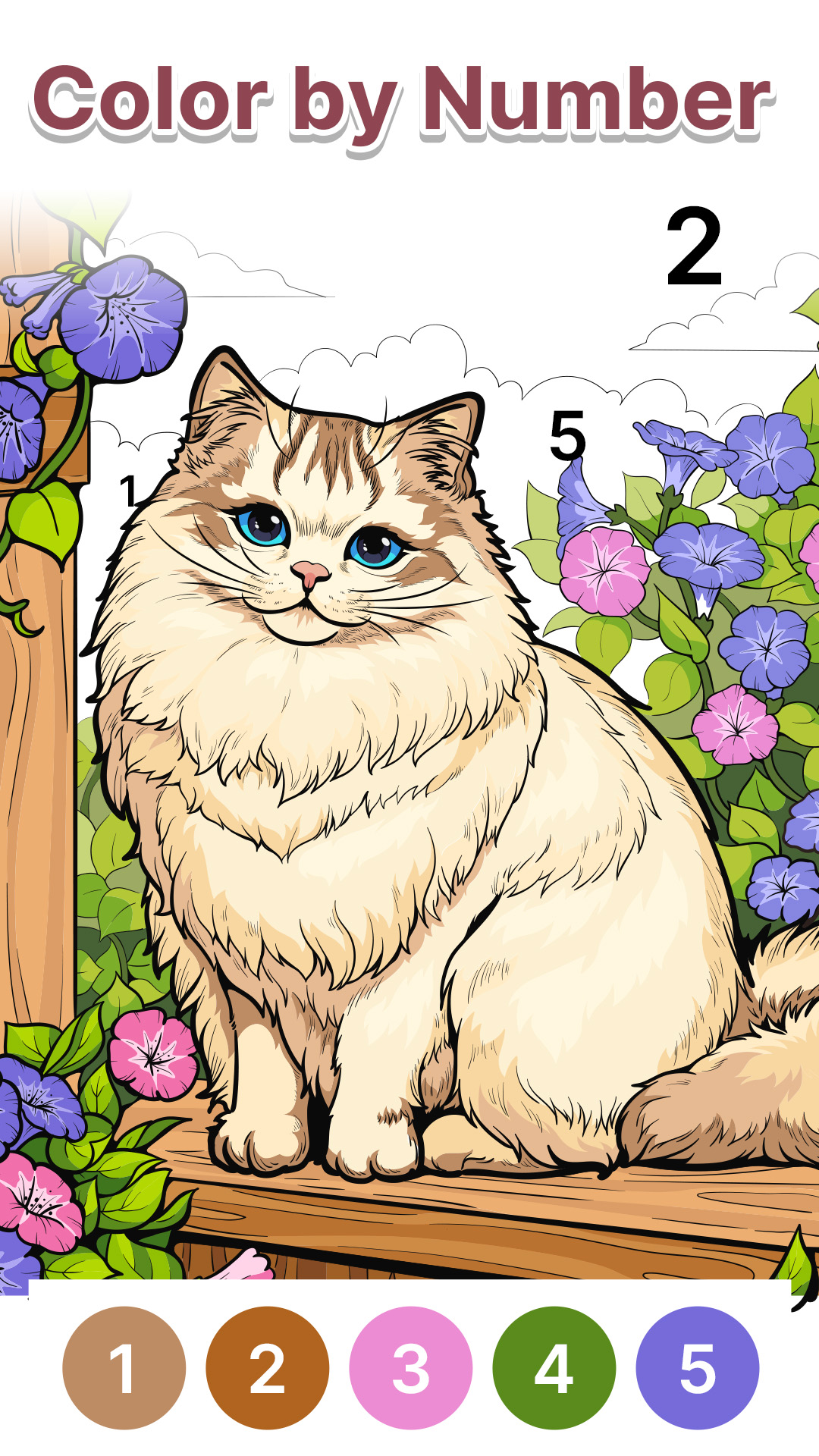 اسکرین شات 7 بازی Anima Color - Paint by Number