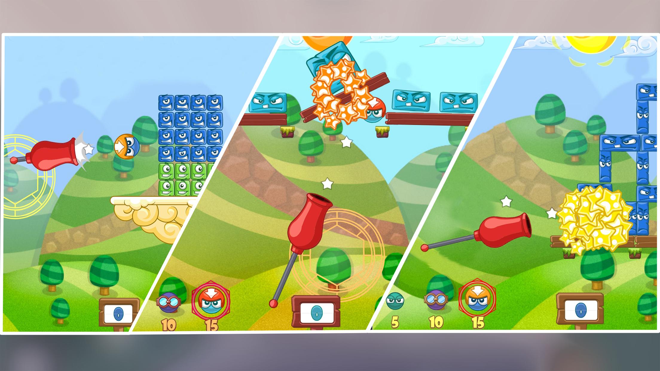 اسکرین شات 4 بازی Big Blocks Battle: Slingshot