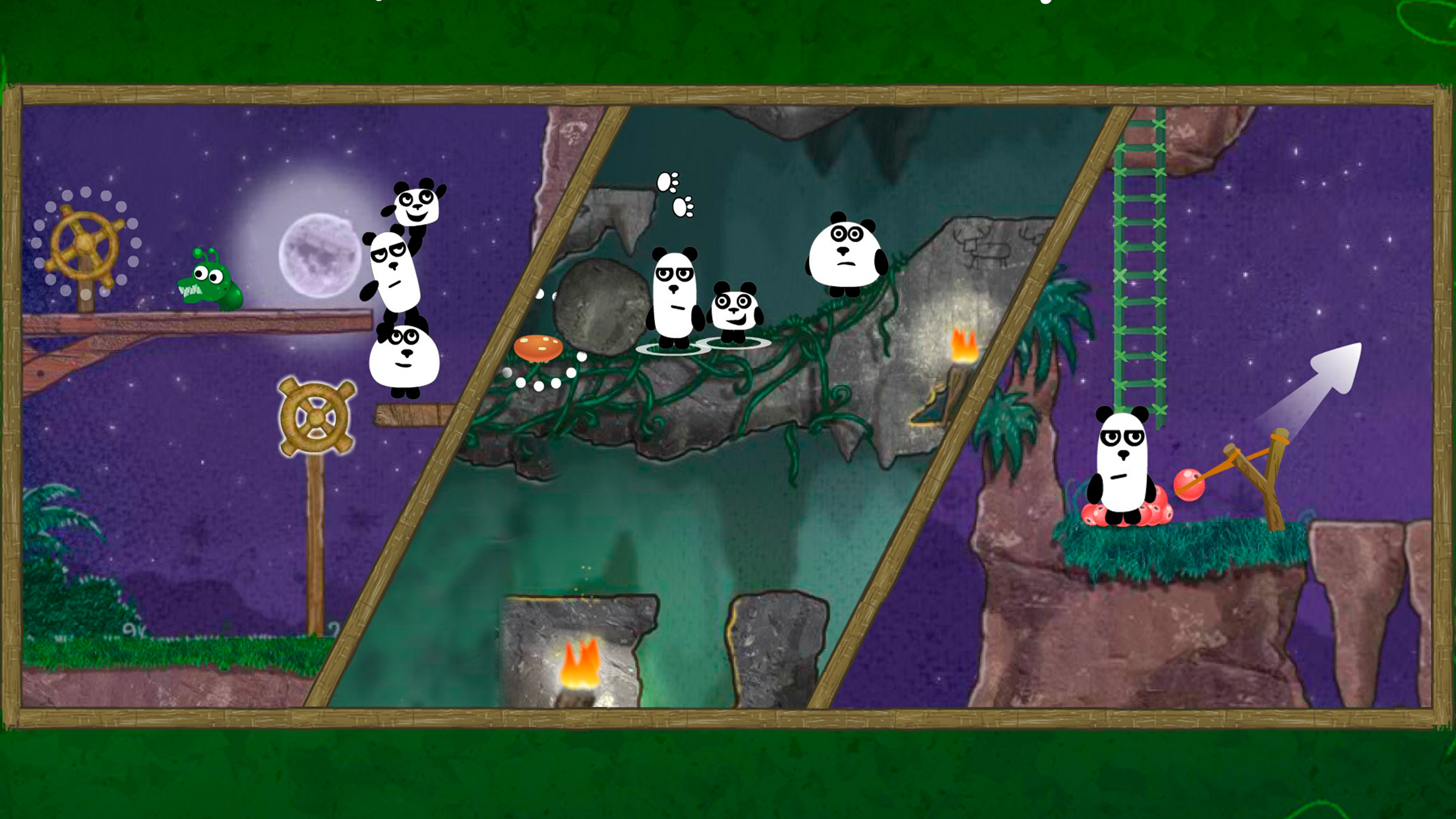 اسکرین شات 2 بازی 3 Pandas 2: Night - Logic Game