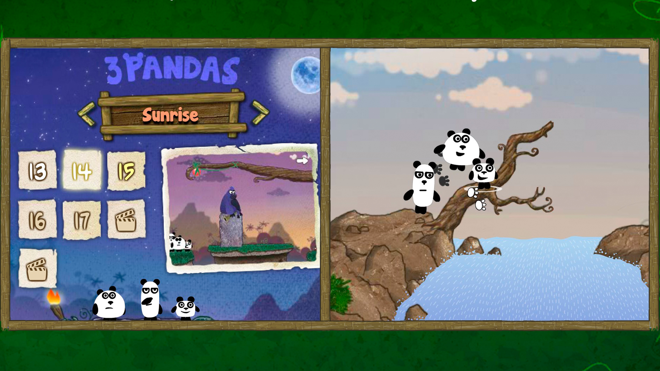 اسکرین شات 5 بازی 3 Pandas 2: Night - Logic Game