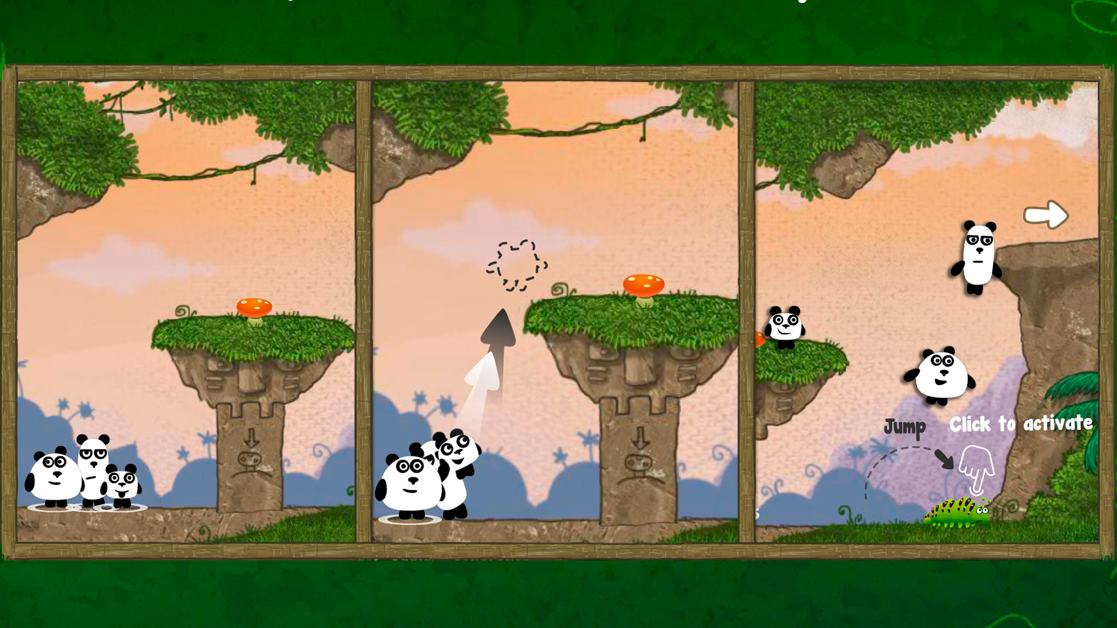 اسکرین شات 1 بازی 3 Pandas 2: Night - Logic Game