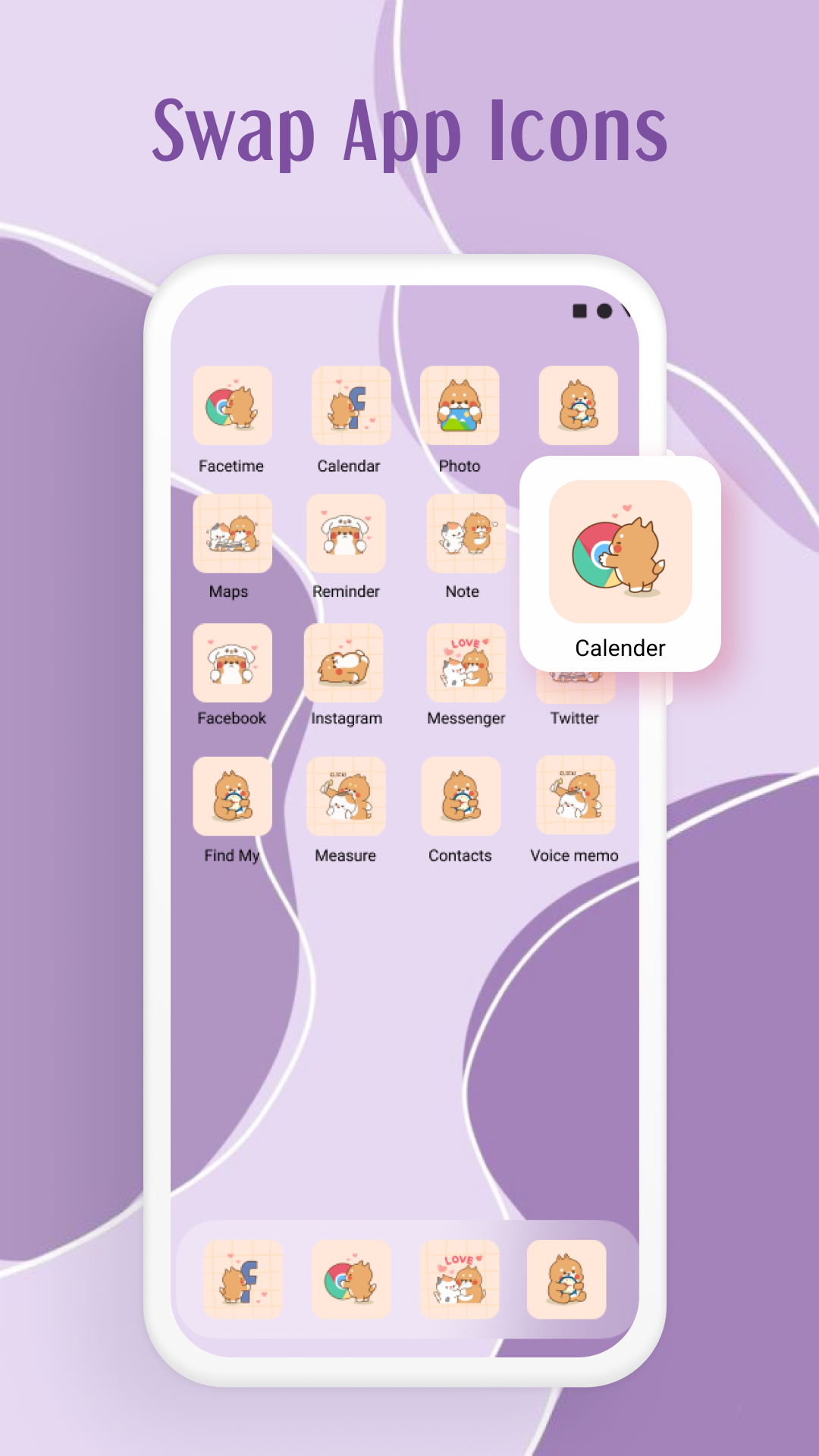 اسکرین شات 4 برنامه Icon changer - App icons