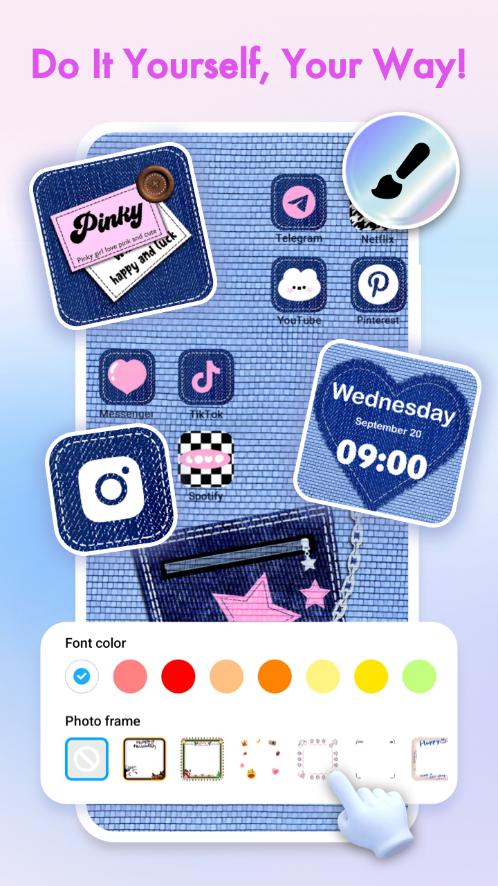 اسکرین شات 8 برنامه Themepack - App Icons, Widgets