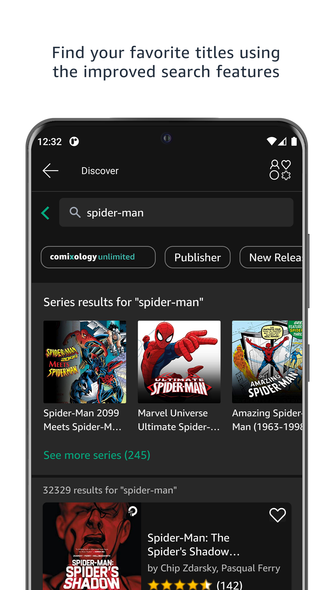 اسکرین شات 5 برنامه Comics & Manga by Comixology