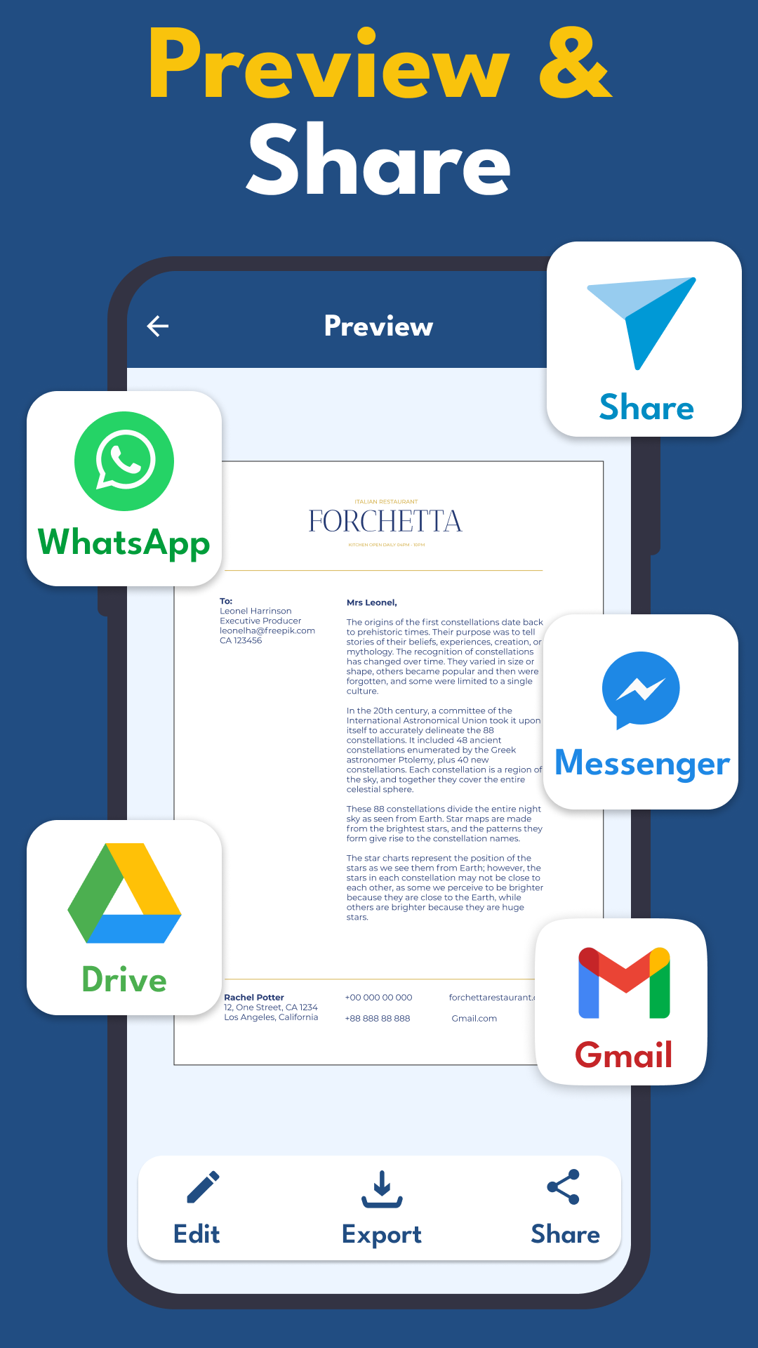 اسکرین شات 6 برنامه ID Card Scanner and ID Scanner