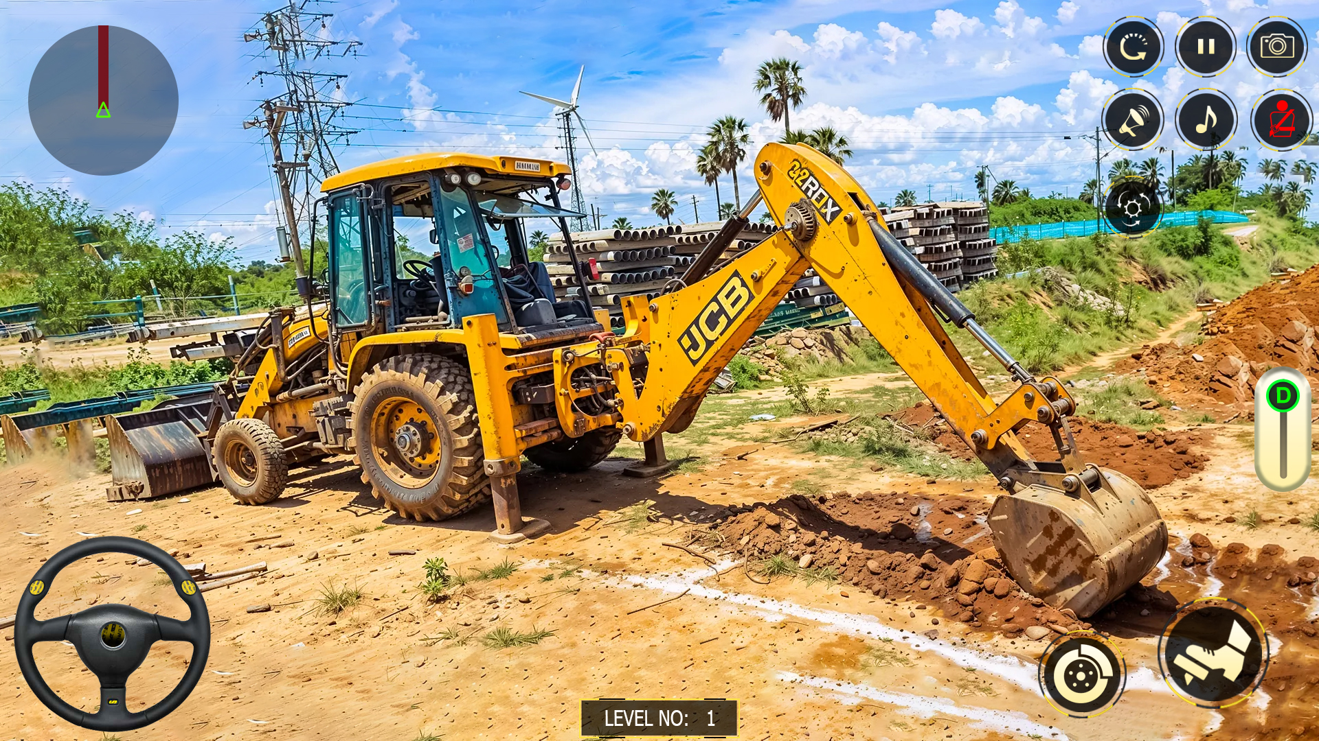 اسکرین شات 4 بازی Machine mining Excavator Games