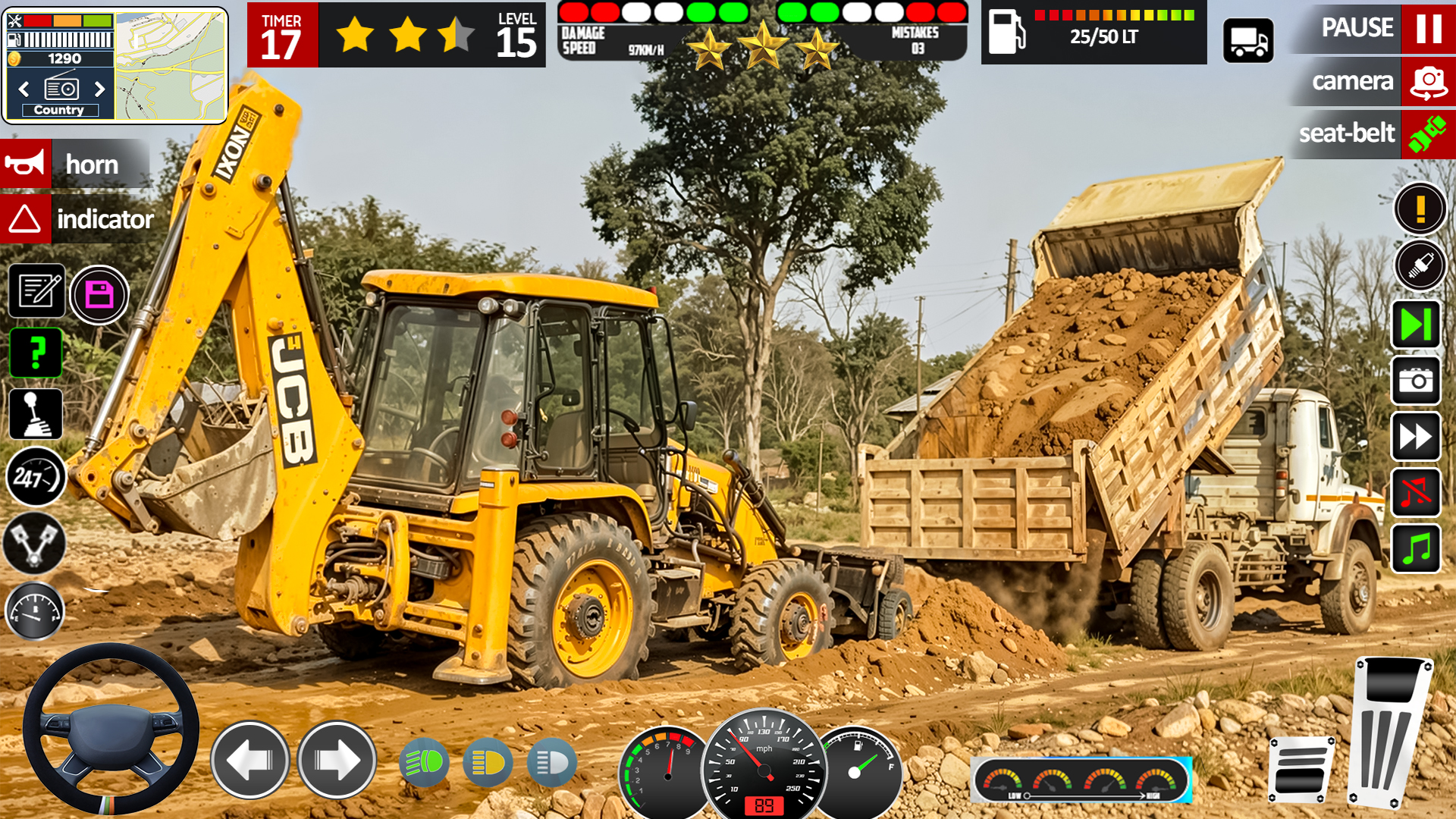 اسکرین شات 2 بازی مگا ساخت و ساز 3d jcb بازی