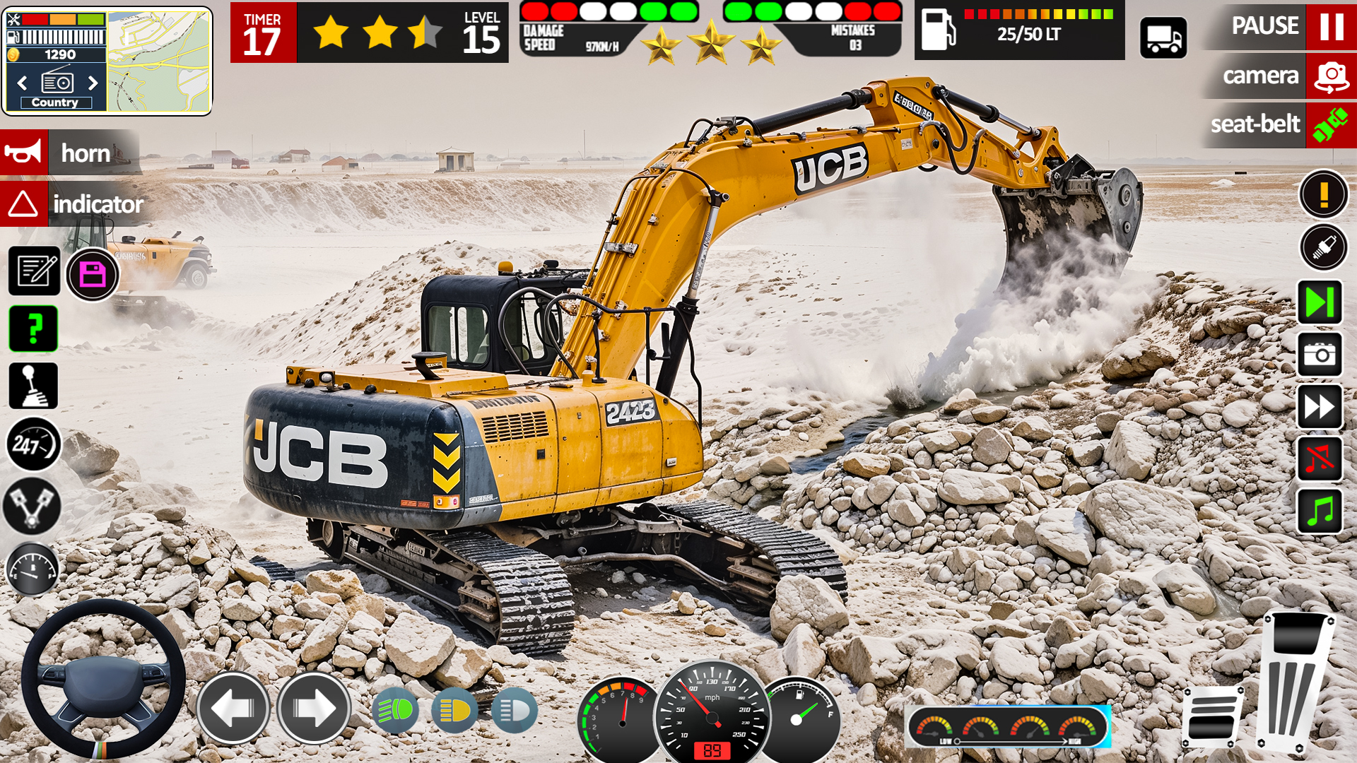 اسکرین شات 3 بازی مگا ساخت و ساز 3d jcb بازی