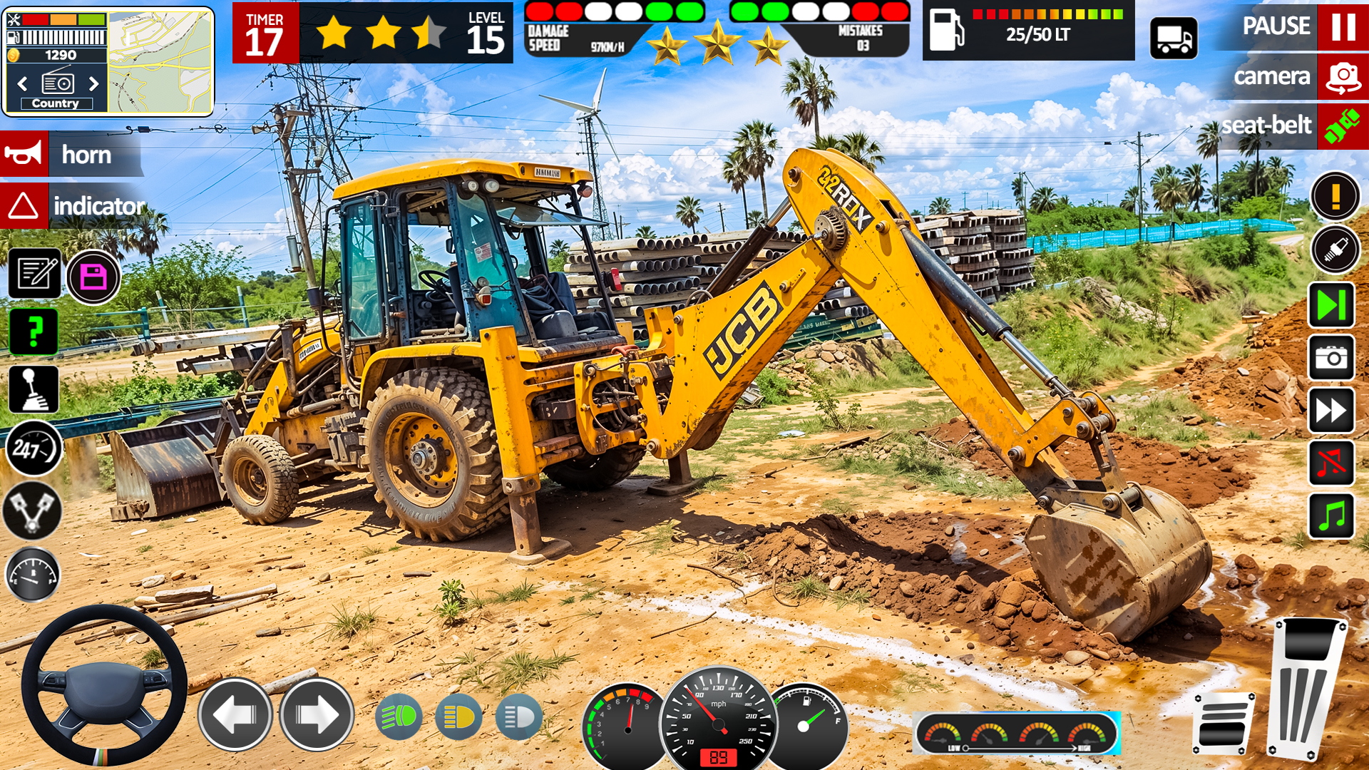 اسکرین شات 4 بازی مگا ساخت و ساز 3d jcb بازی
