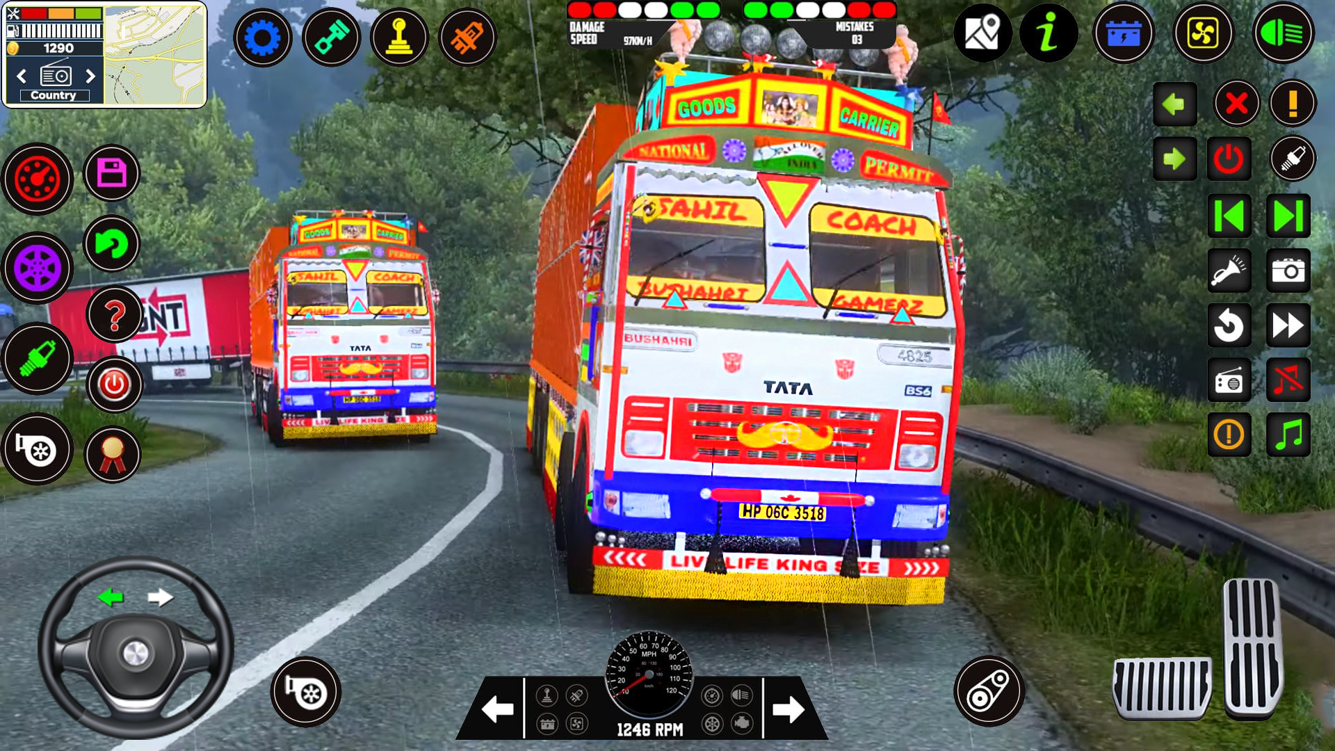 اسکرین شات 2 بازی Indian Lorry Truck Game Sim 3D