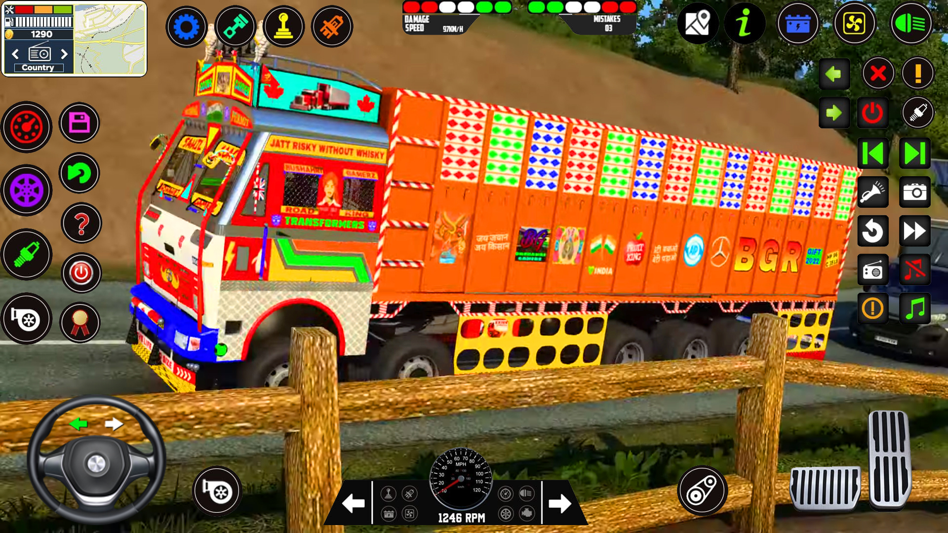 اسکرین شات 7 بازی Indian Lorry Truck Game Sim 3D