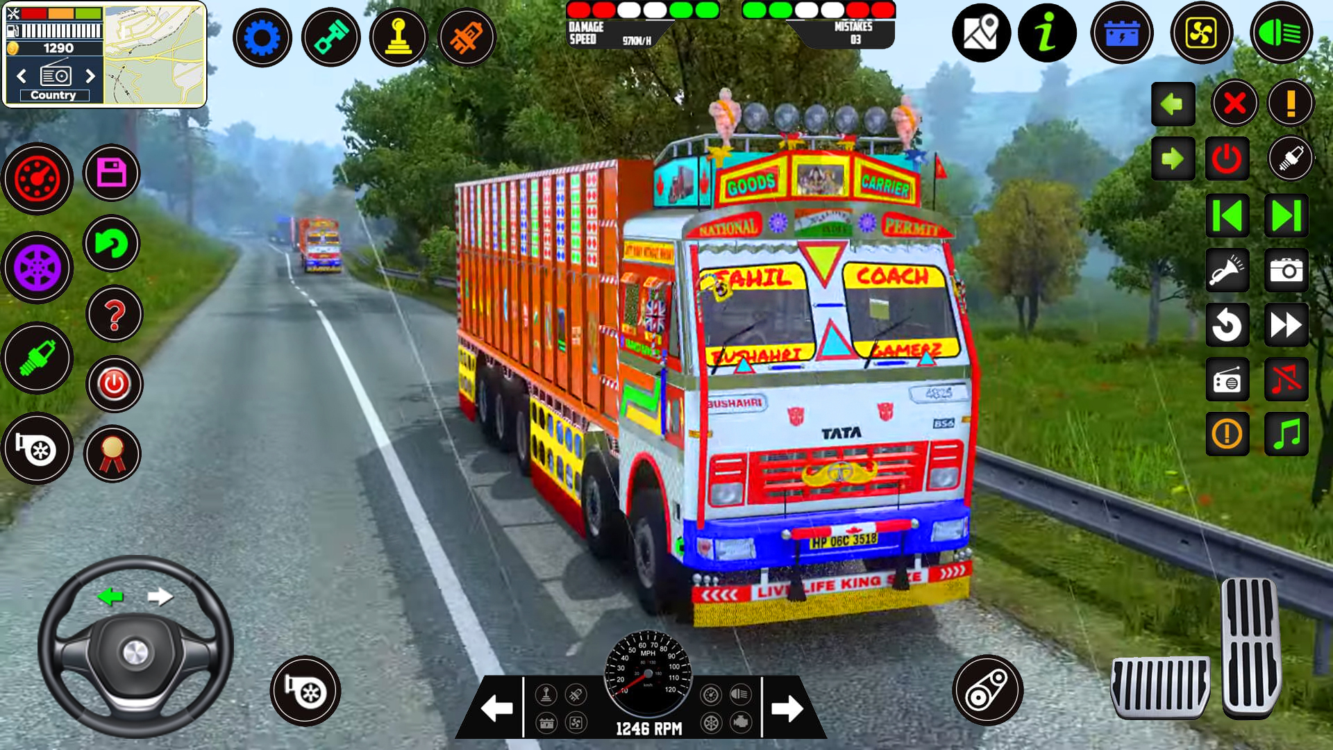 اسکرین شات 5 بازی Indian Lorry Truck Game Sim 3D