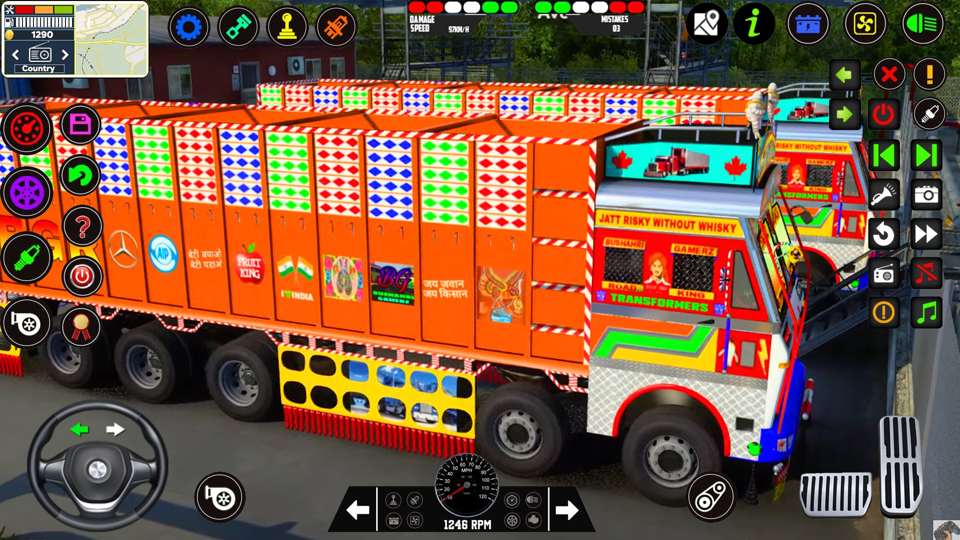 اسکرین شات 8 بازی Indian Lorry Truck Game Sim 3D
