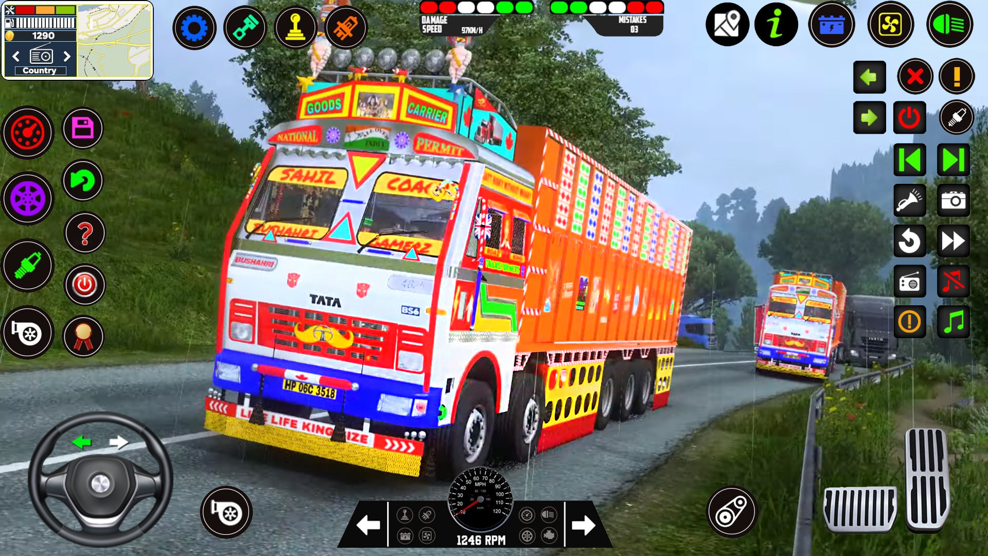 اسکرین شات 4 بازی Indian Lorry Truck Game Sim 3D