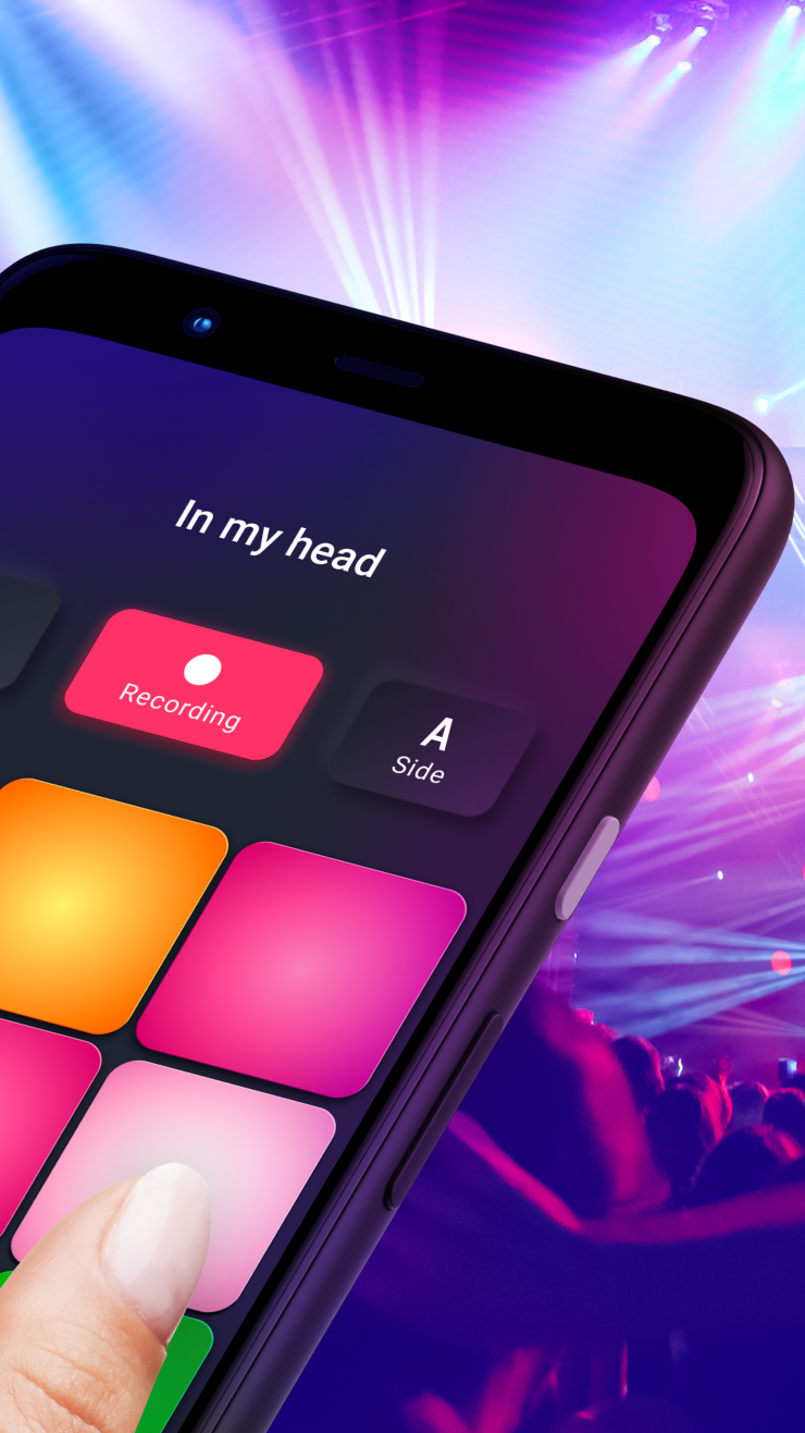 اسکرین شات 2 برنامه Drum Pad - Music & Beat Maker