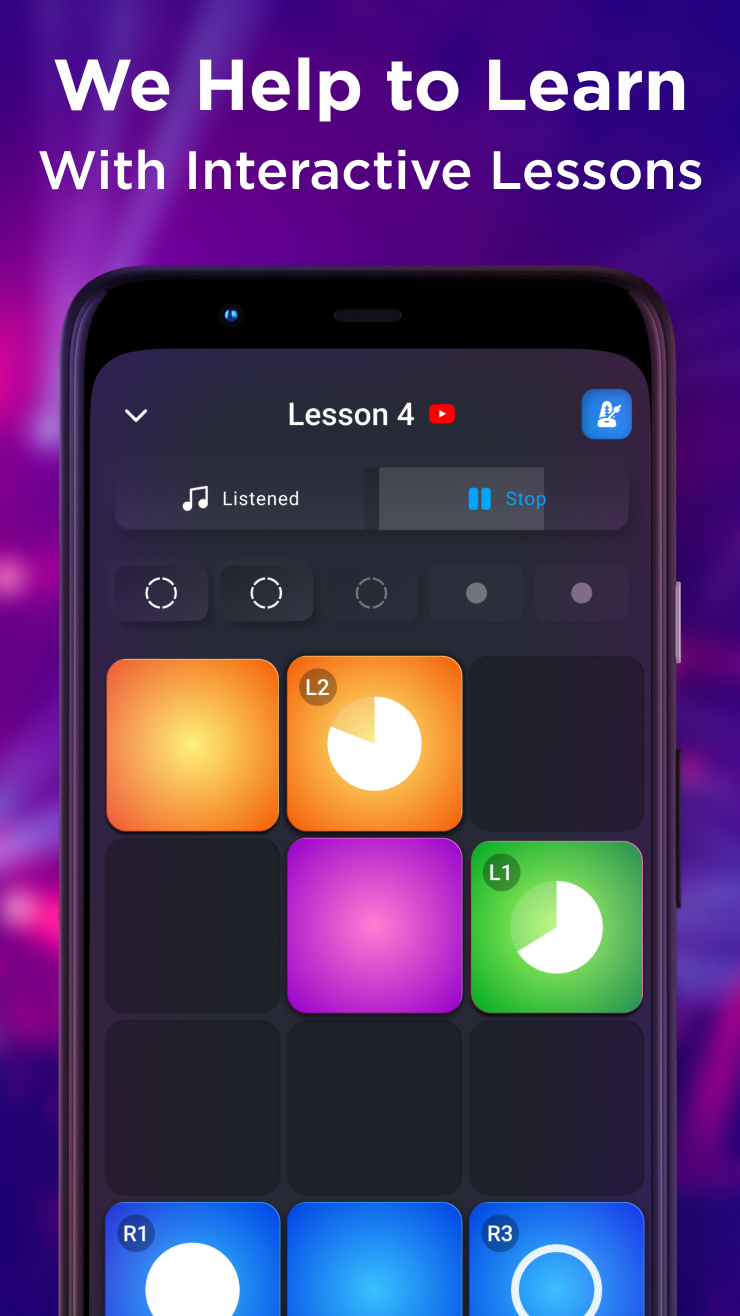 اسکرین شات 5 برنامه Drum Pad - Music & Beat Maker
