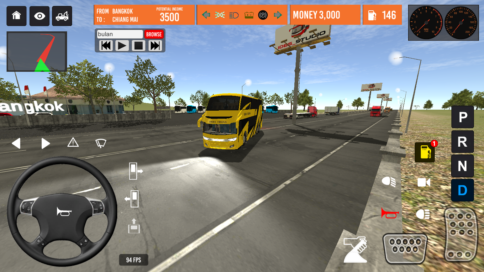 اسکرین شات 5 بازی Thailand Bus Simulator