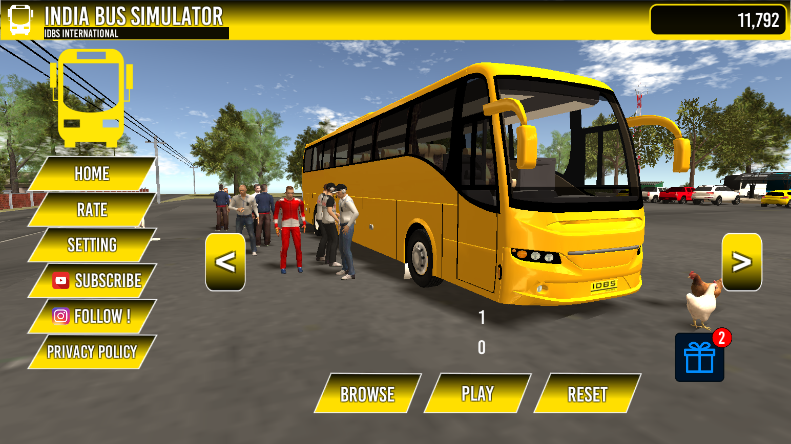 اسکرین شات 1 بازی INDIA BUS SIMULATOR