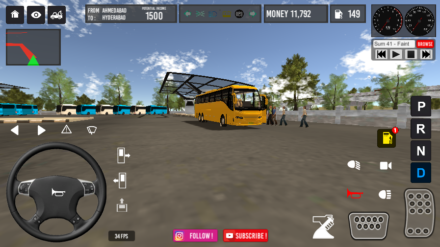 اسکرین شات 5 بازی INDIA BUS SIMULATOR