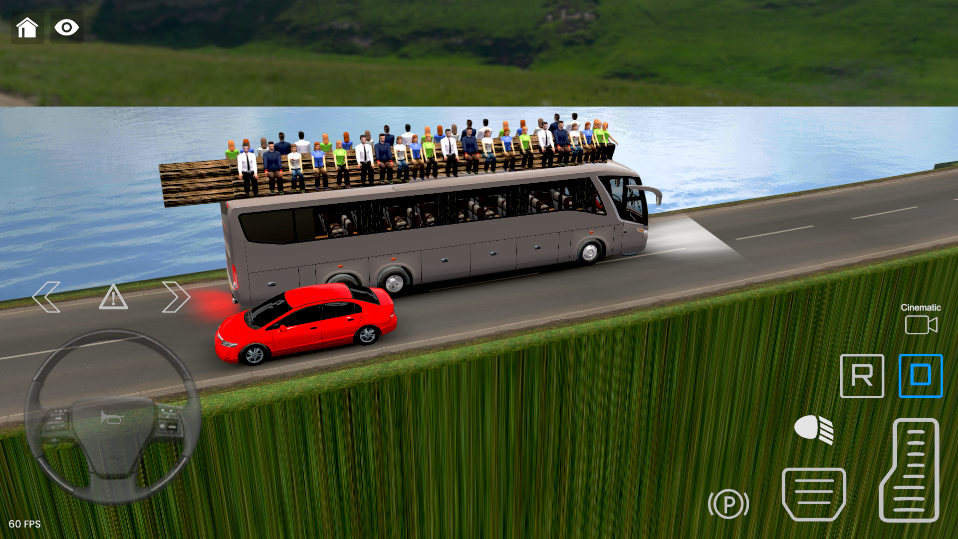 اسکرین شات 1 بازی Dangerous Road : Bus Driving