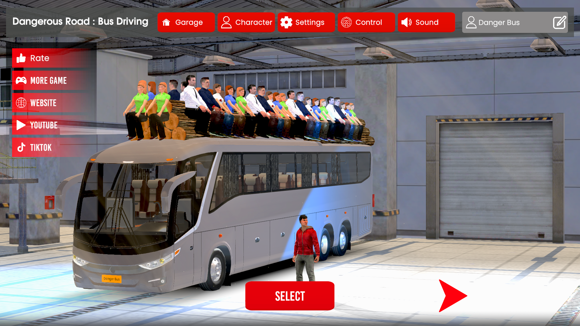 اسکرین شات 3 بازی Dangerous Road : Bus Driving