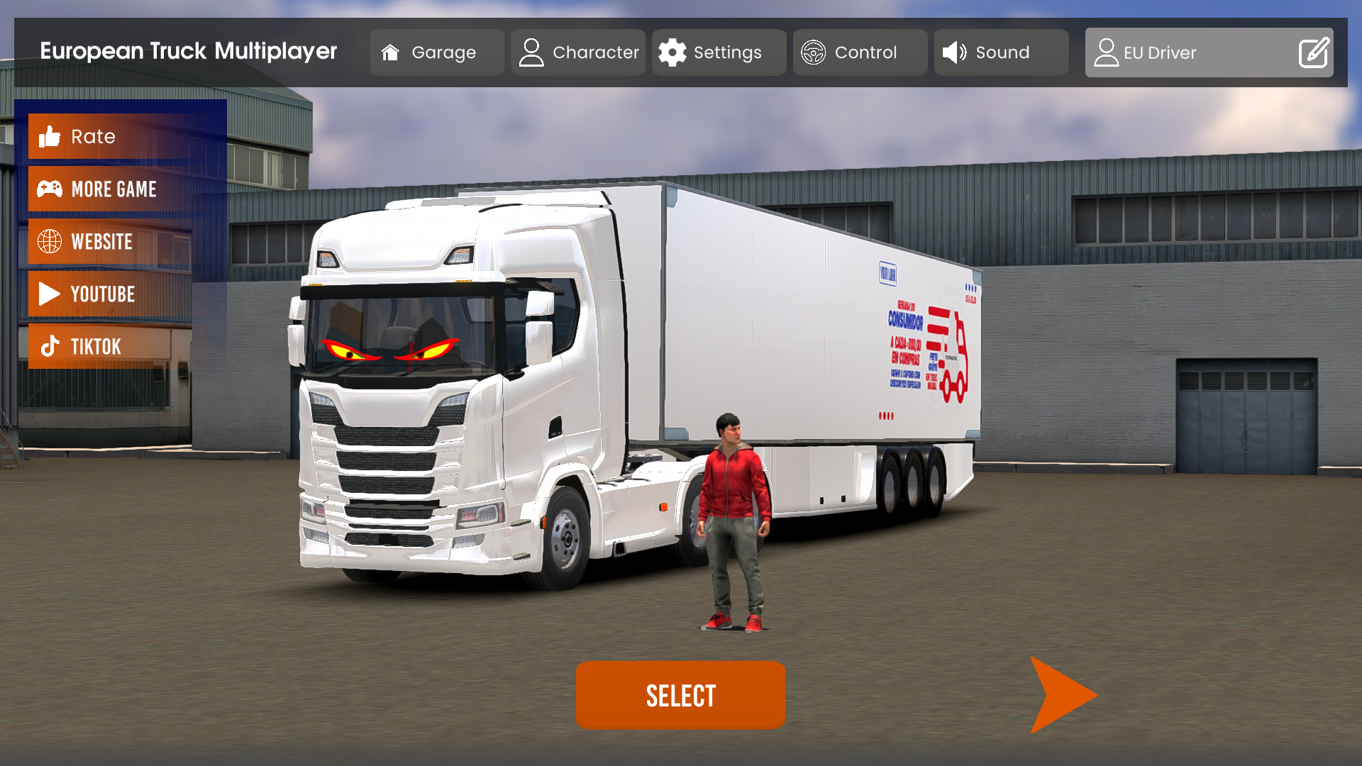 اسکرین شات 1 بازی European Truck Multiplayer