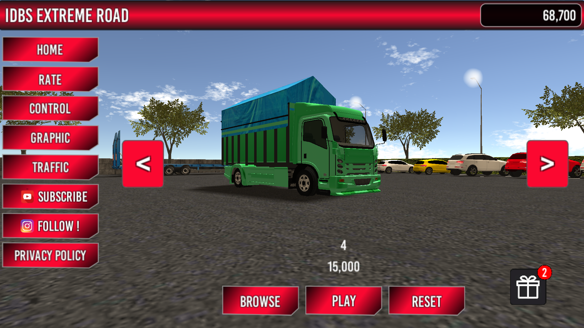 اسکرین شات بازی IDBS Extreme Road 5