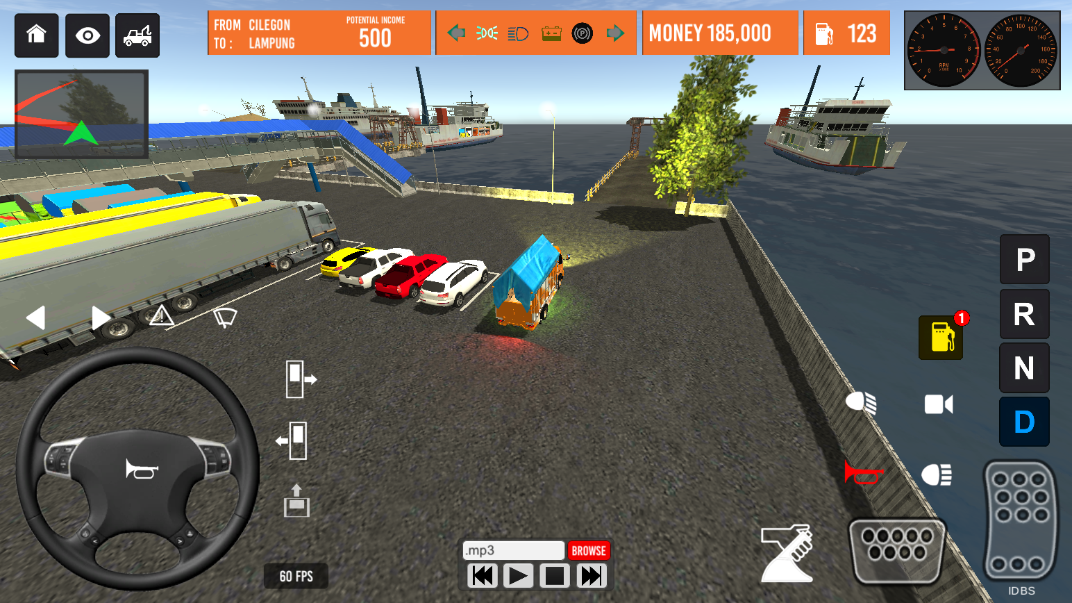 اسکرین شات بازی IDBS Indonesia Truck Simulator 8