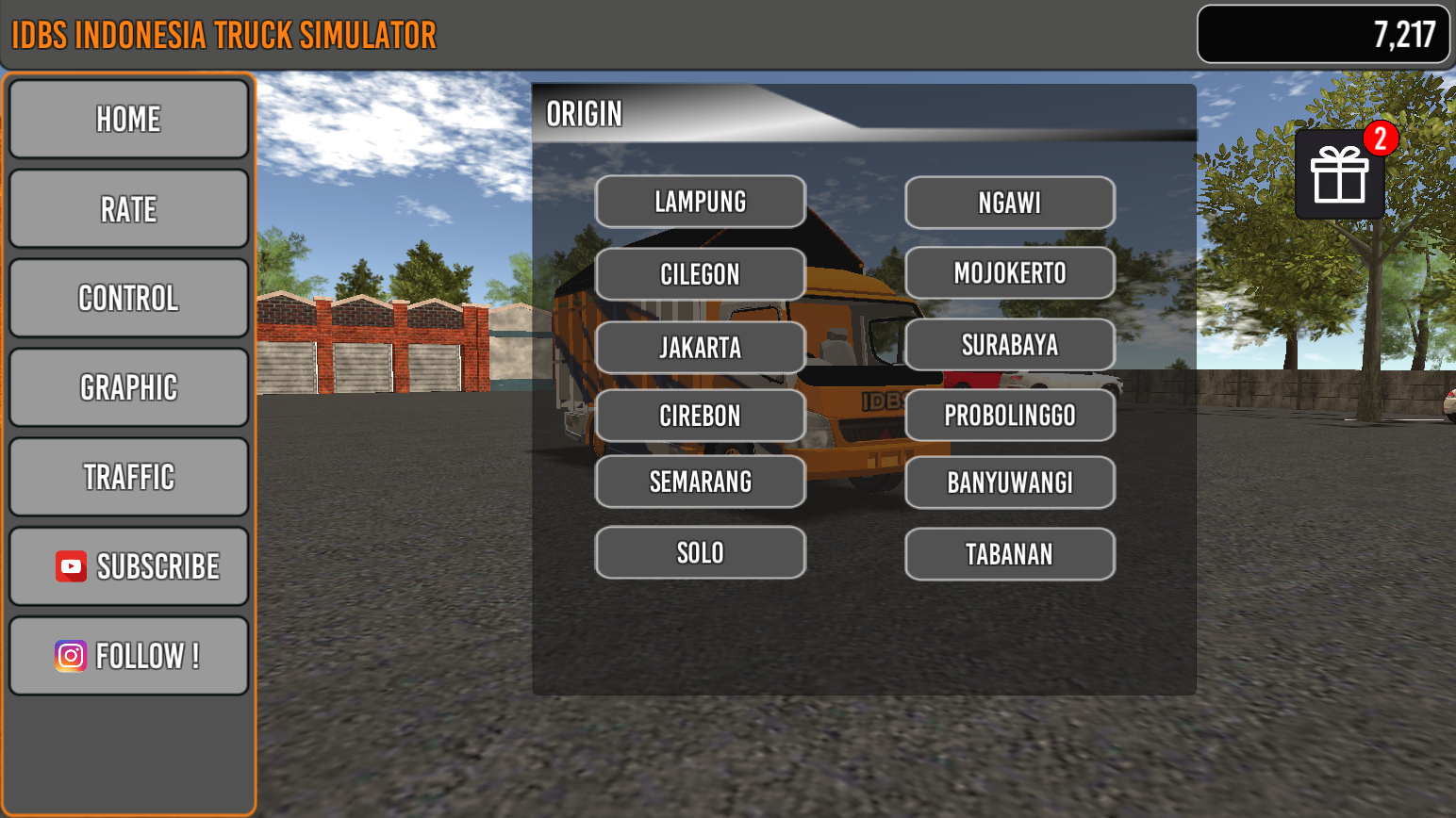 اسکرین شات بازی IDBS Indonesia Truck Simulator 4
