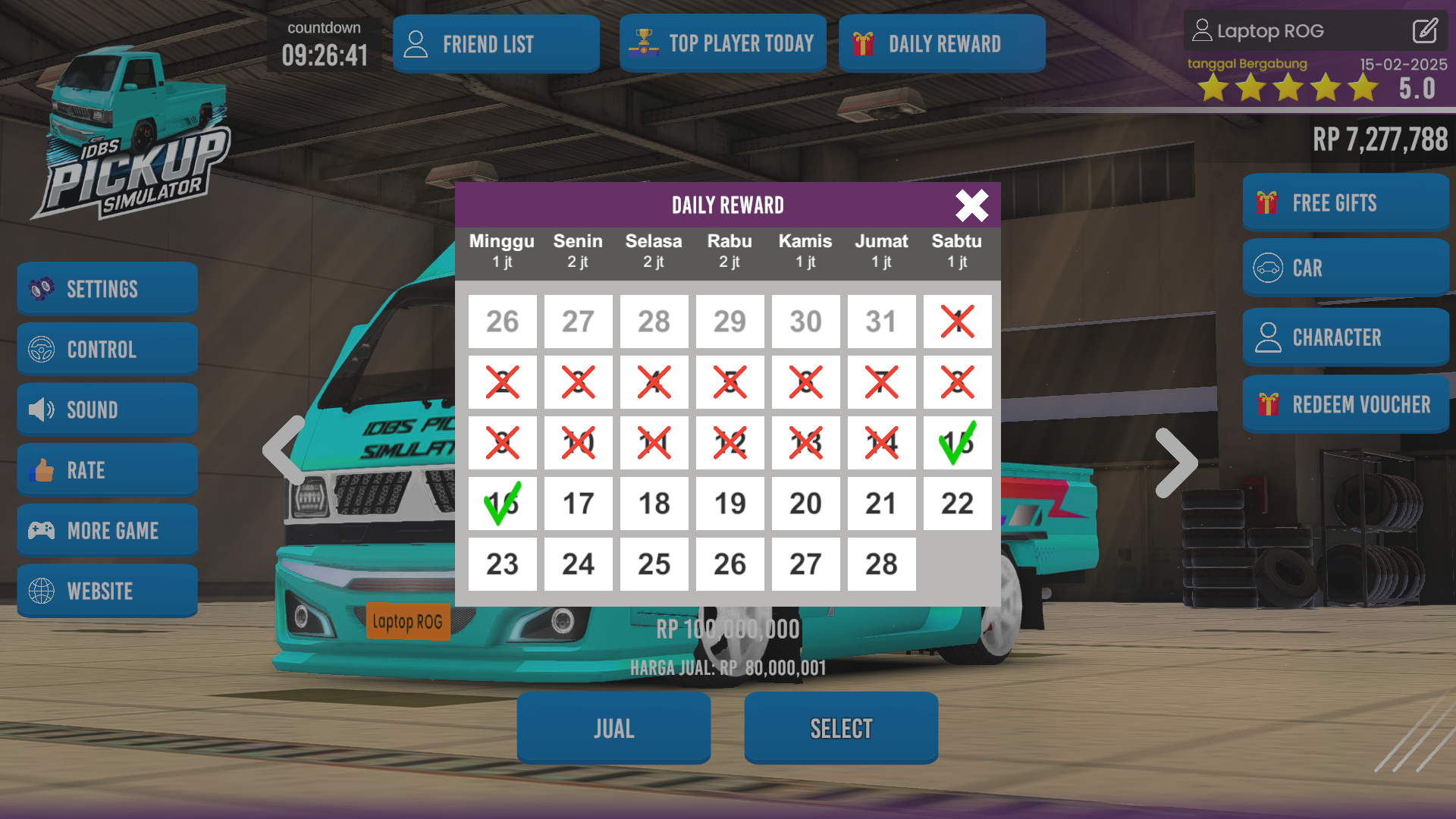 اسکرین شات 3 بازی IDBS Pickup Simulator