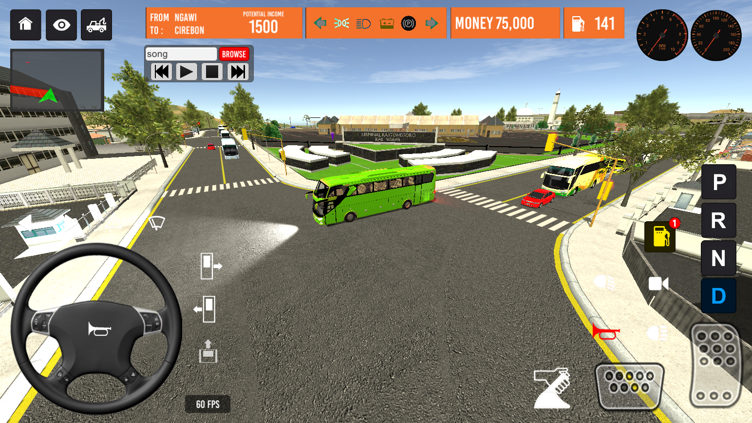 اسکرین شات 3 بازی 2024 Indonesia Bus Simulator