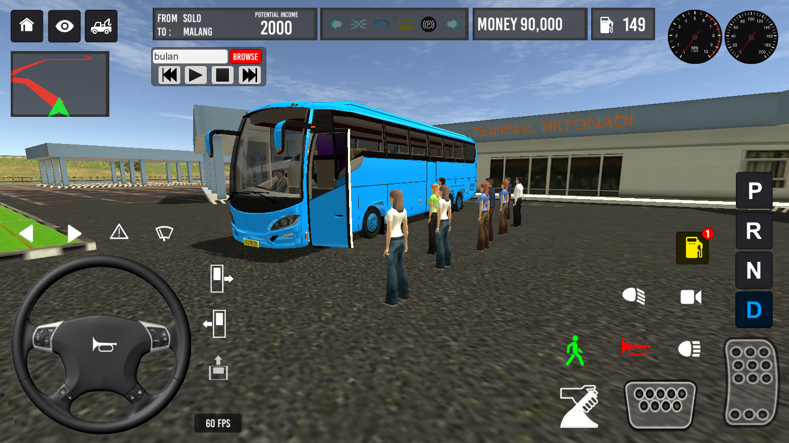 اسکرین شات 1 بازی 2024 Indonesia Bus Simulator