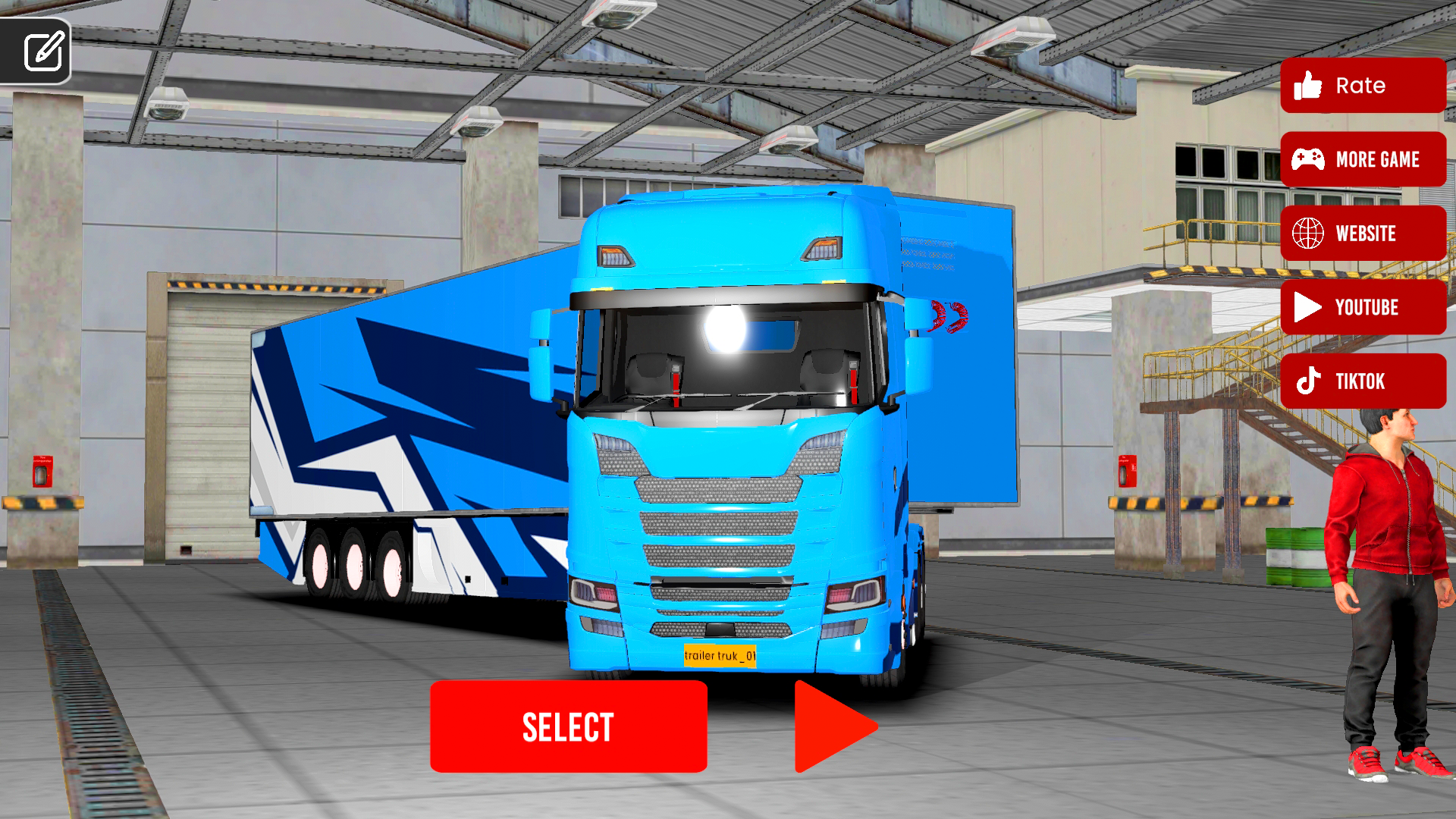 اسکرین شات 1 بازی IDBS Truck Trailer