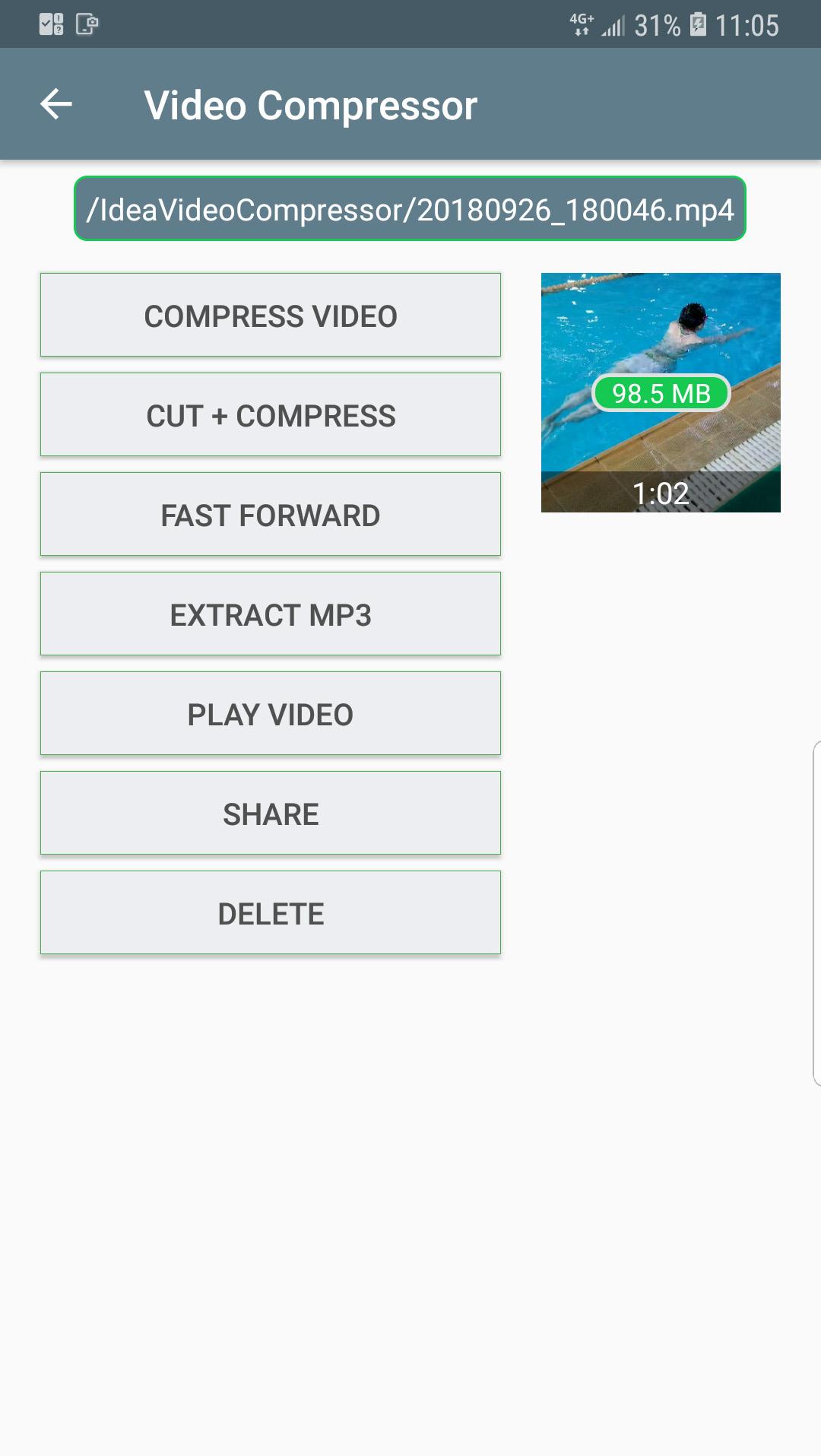 اسکرین شات برنامه Video Compressor &Video Cutter 2