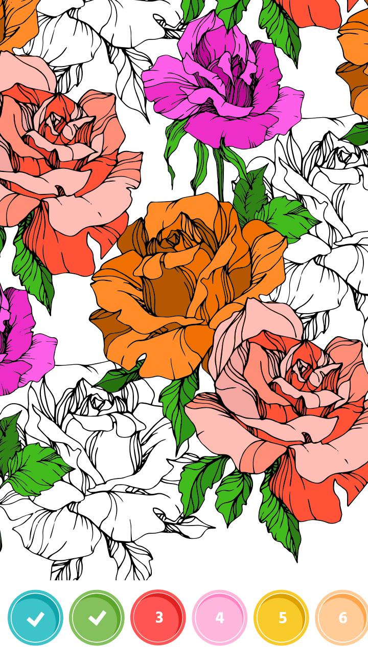 اسکرین شات 2 بازی Paint.Book - Color by number