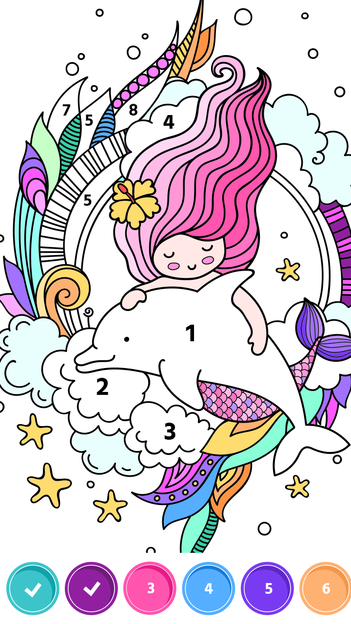 اسکرین شات 1 بازی Paint.Book : Color by number