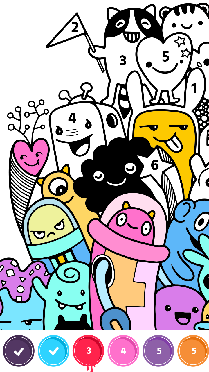 اسکرین شات 6 بازی Paint.Book : Color by number