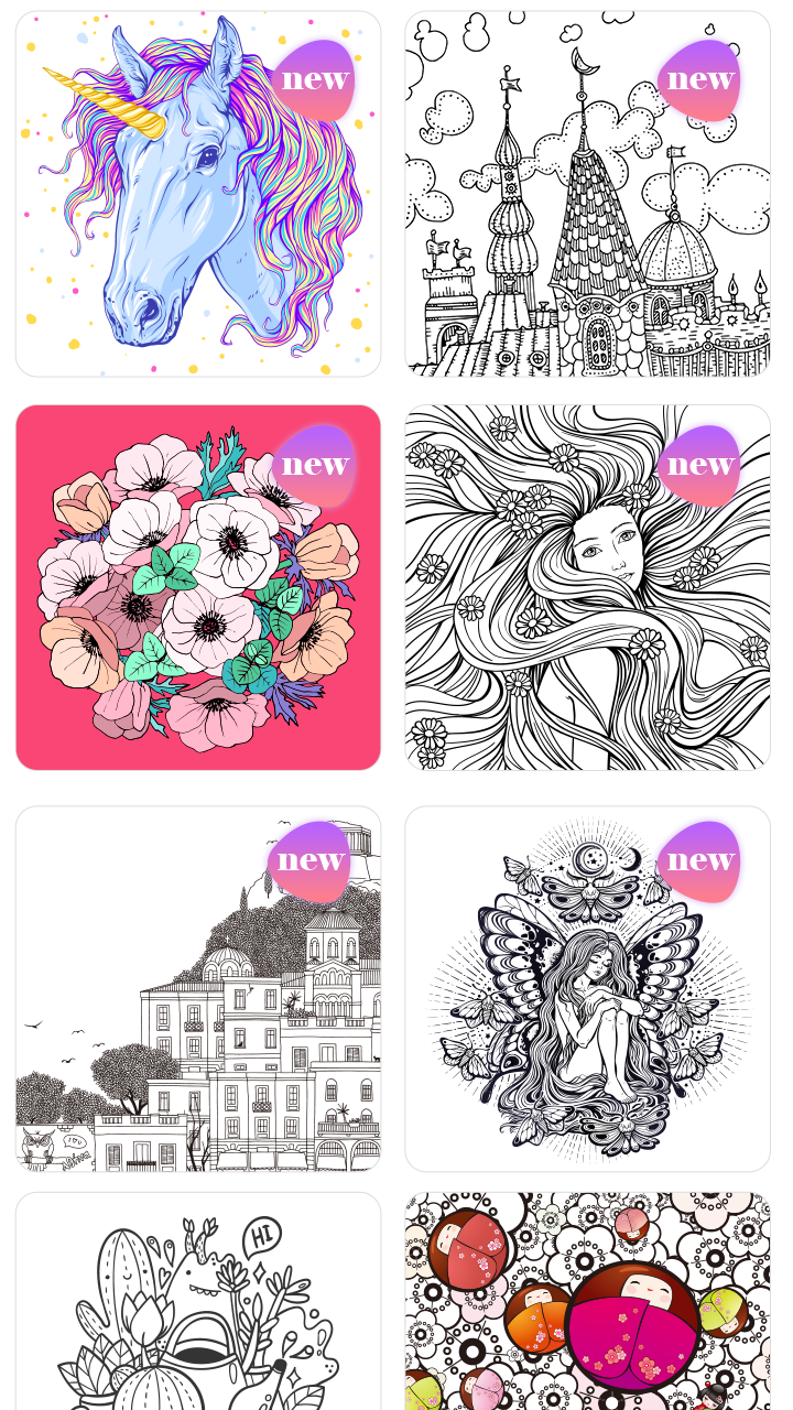 اسکرین شات 3 بازی Paint.Book - Color by number